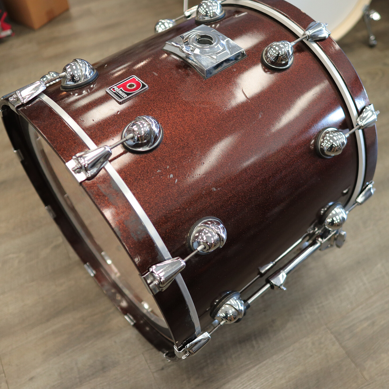 Premier Used Premier Genista 18x22 Bass Drum (Bronze Sparkle Lacquer)