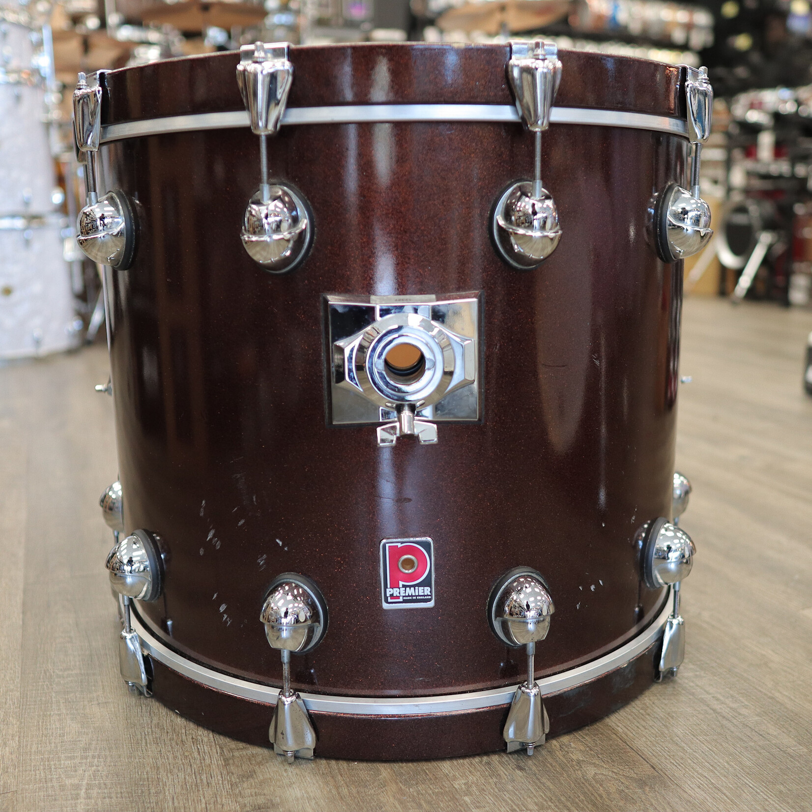 Premier Used Premier Genista 18x22 Bass Drum (Bronze Sparkle Lacquer)
