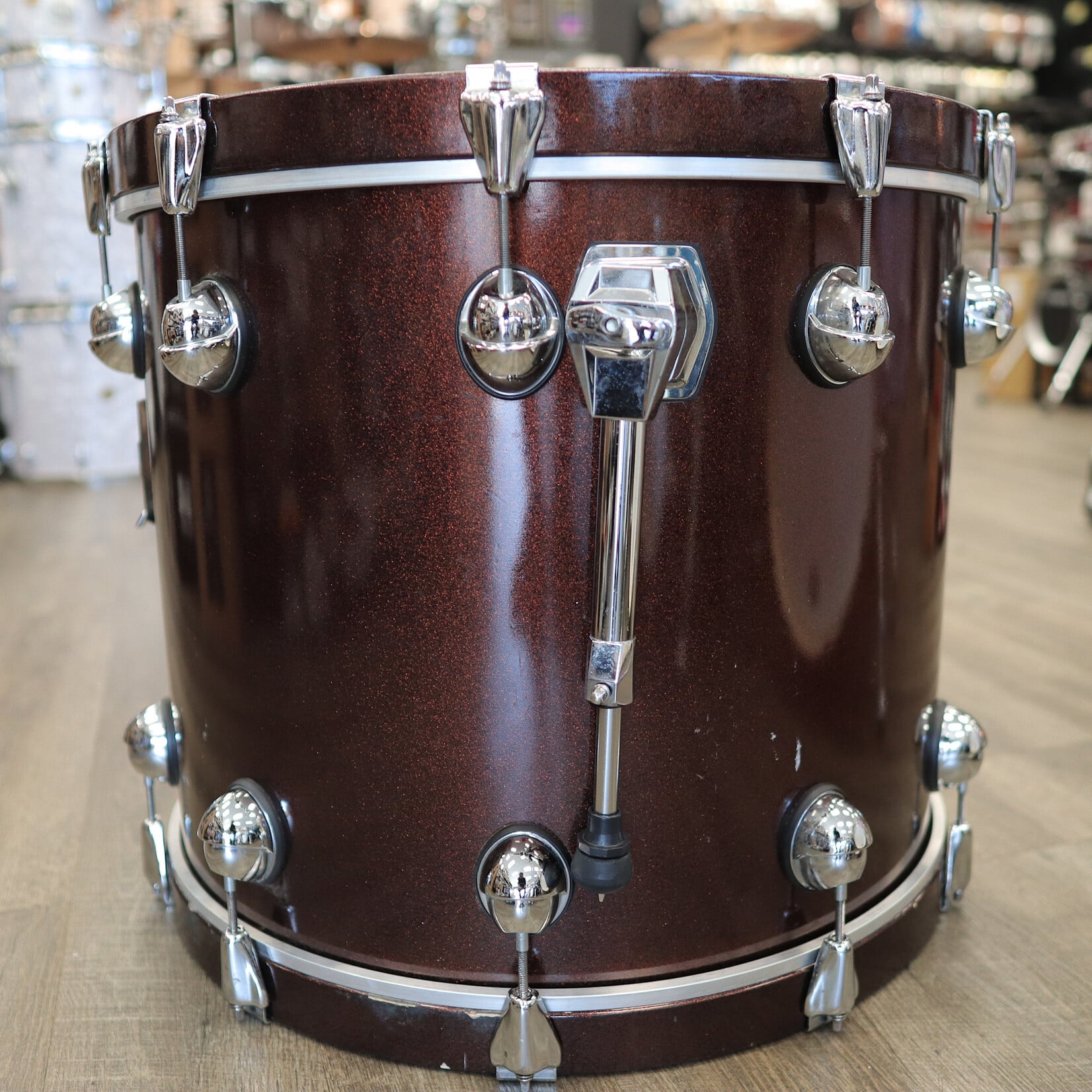 Premier Used Premier Genista 18x22 Bass Drum (Bronze Sparkle Lacquer)