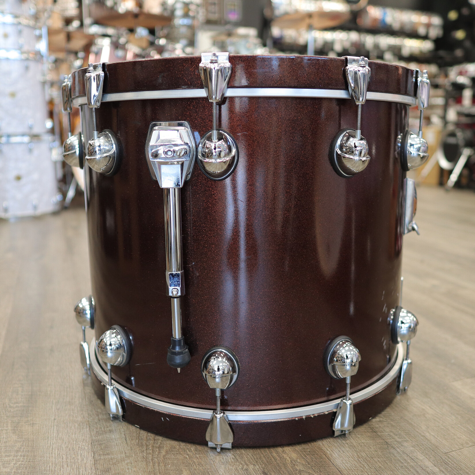 Premier Used Premier Genista 18x22 Bass Drum (Bronze Sparkle Lacquer)