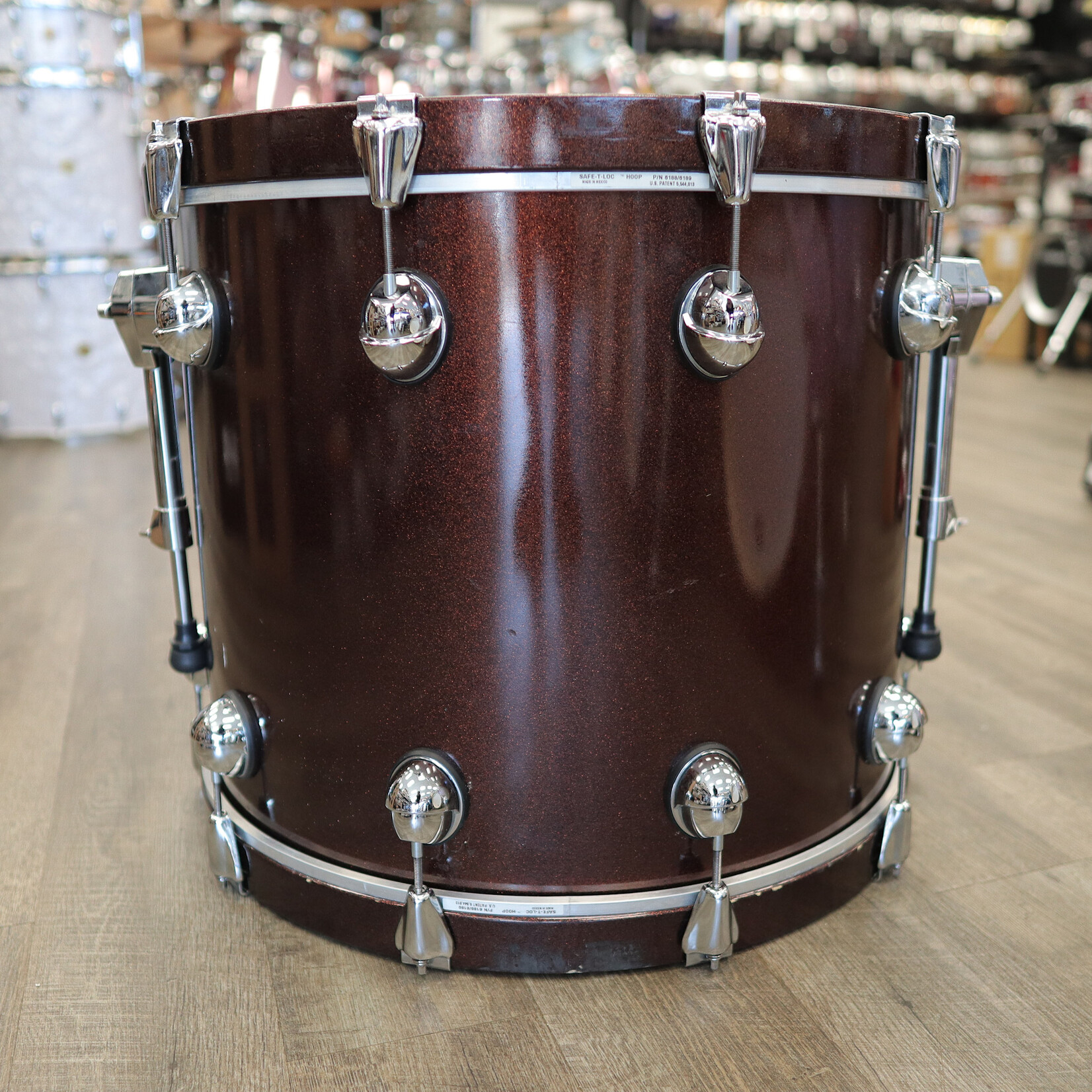 Premier Used Premier Genista 18x22 Bass Drum (Bronze Sparkle Lacquer)