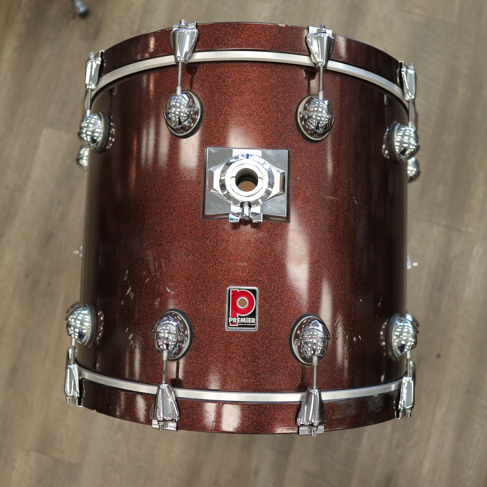 Premier Used Premier Genista 18x22 Bass Drum (Bronze Sparkle Lacquer)