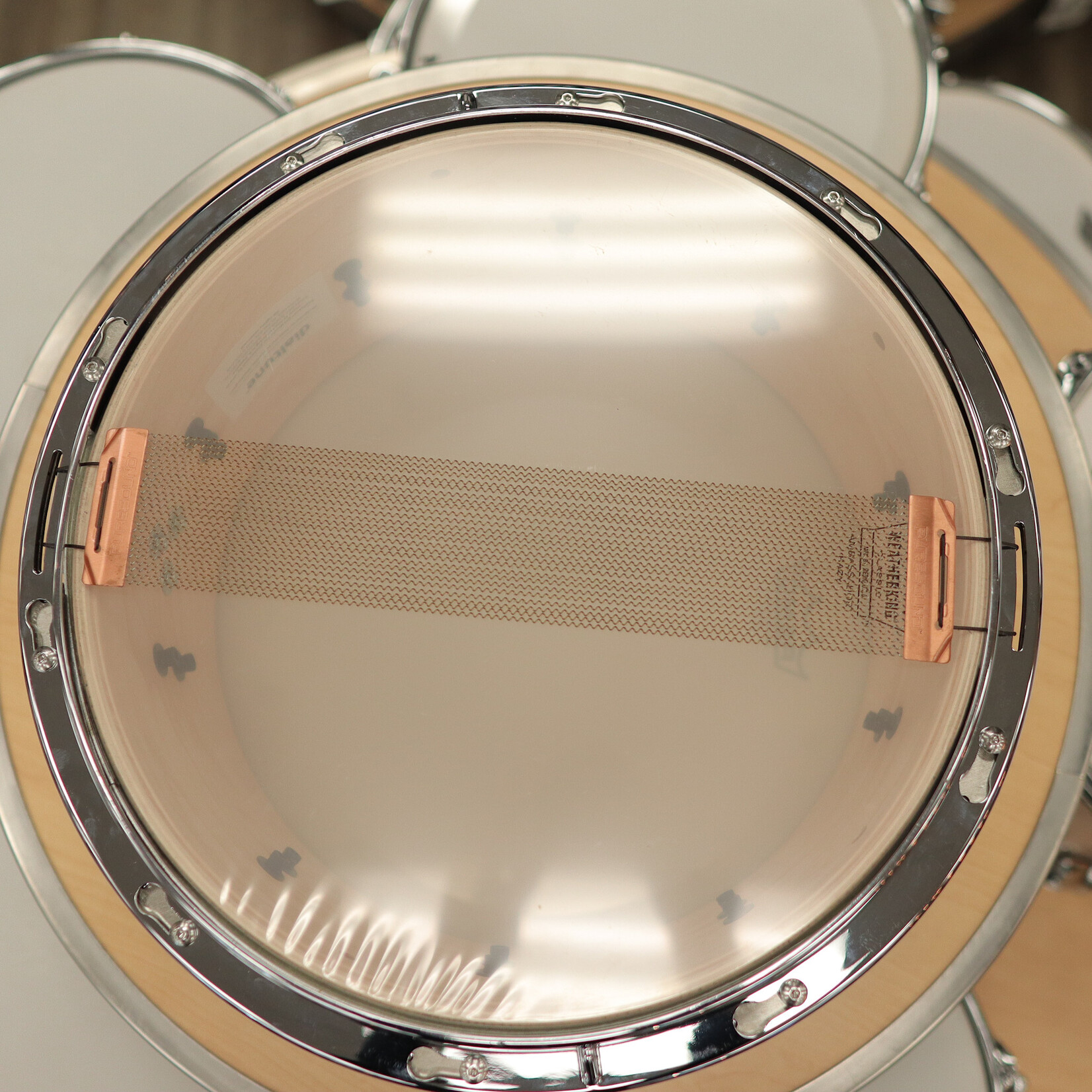 Dialtune Pre-Owned Dialtune Maple 6.5x14" Snare Drum (Espresso Stain)