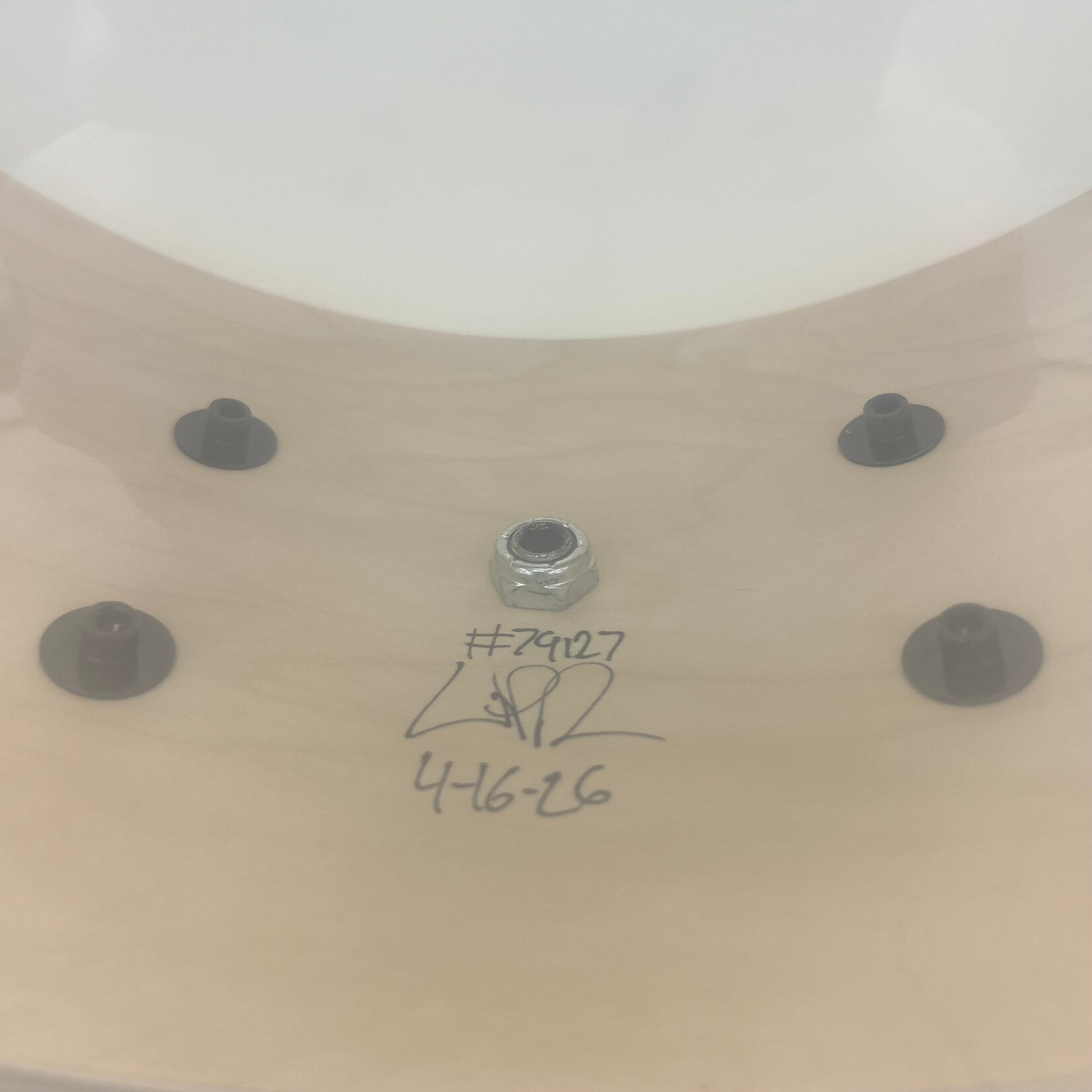 Pork Pie Pork Pie 7x14" Maple/Bubinga Snare Drum (Bubinga Hi-Gloss with Black Hardware)