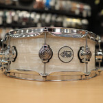 DW Used DW Design 5x14" Maple Snare Drum (White Onyx)