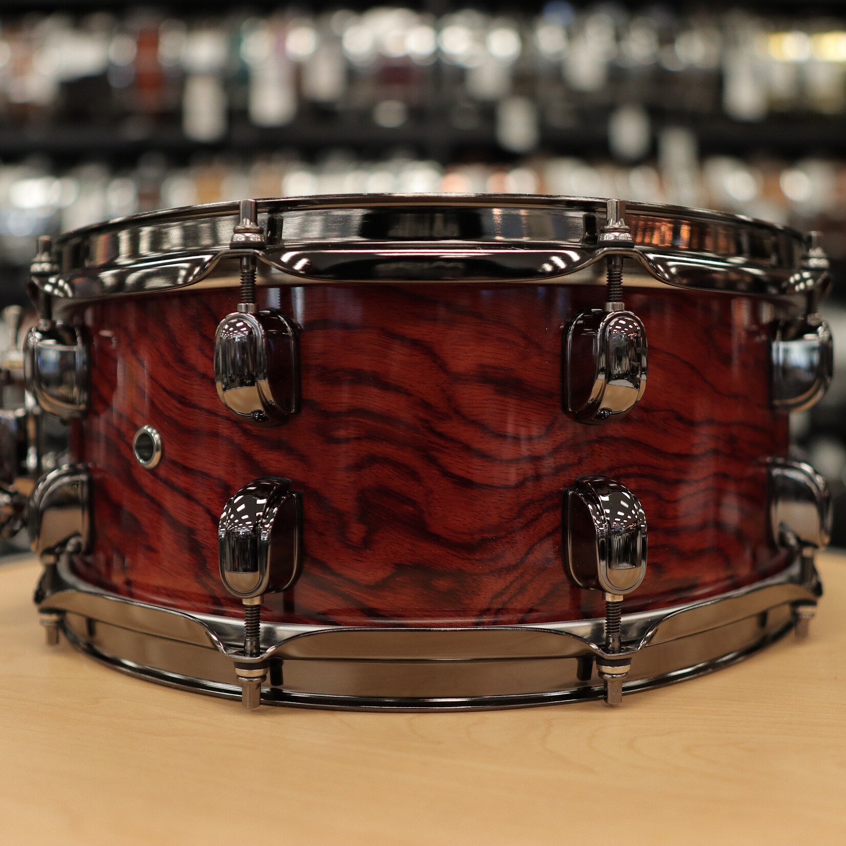 Tama Pre-Owned Tama S.L.P. 6x14" G-Bubinga Snare Drum 12-Ply LGB146NQB (Natural Quilted Bubinga)