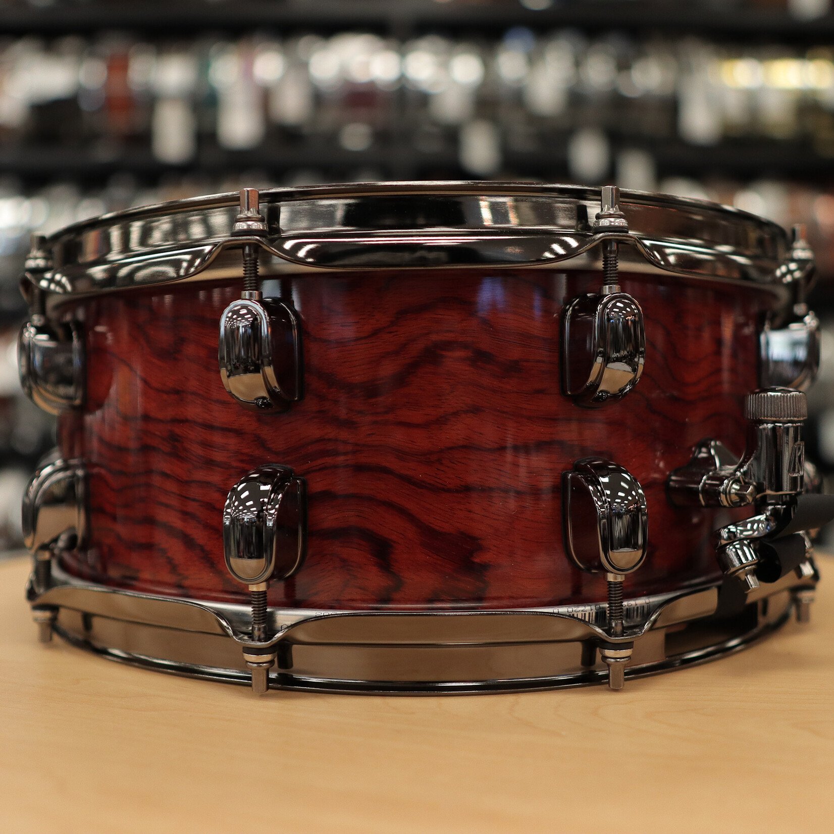 Tama Pre-Owned Tama S.L.P. 6x14" G-Bubinga Snare Drum 12-Ply LGB146NQB (Natural Quilted Bubinga)