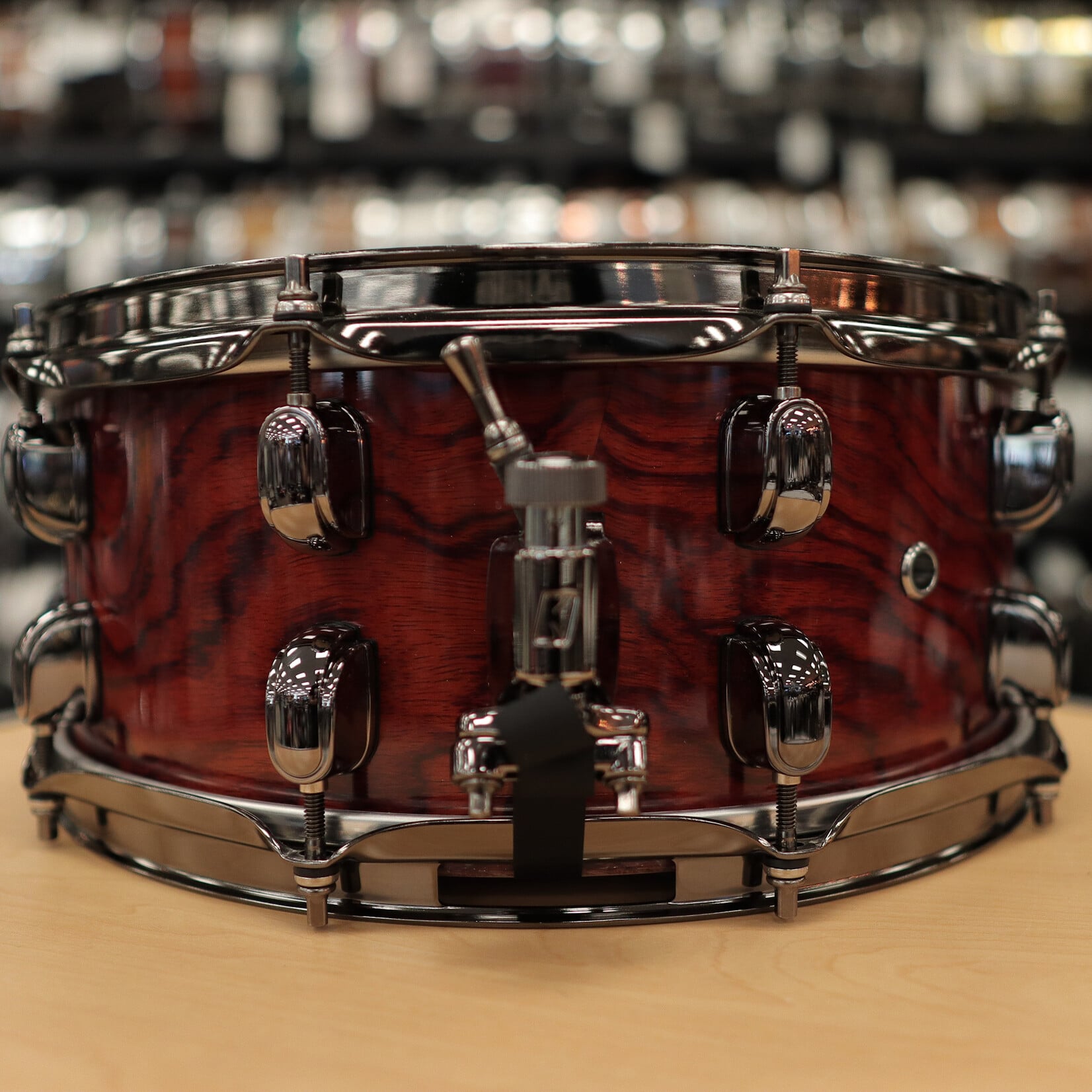 Tama Pre-Owned Tama S.L.P. 6x14" G-Bubinga Snare Drum 12-Ply LGB146NQB (Natural Quilted Bubinga)