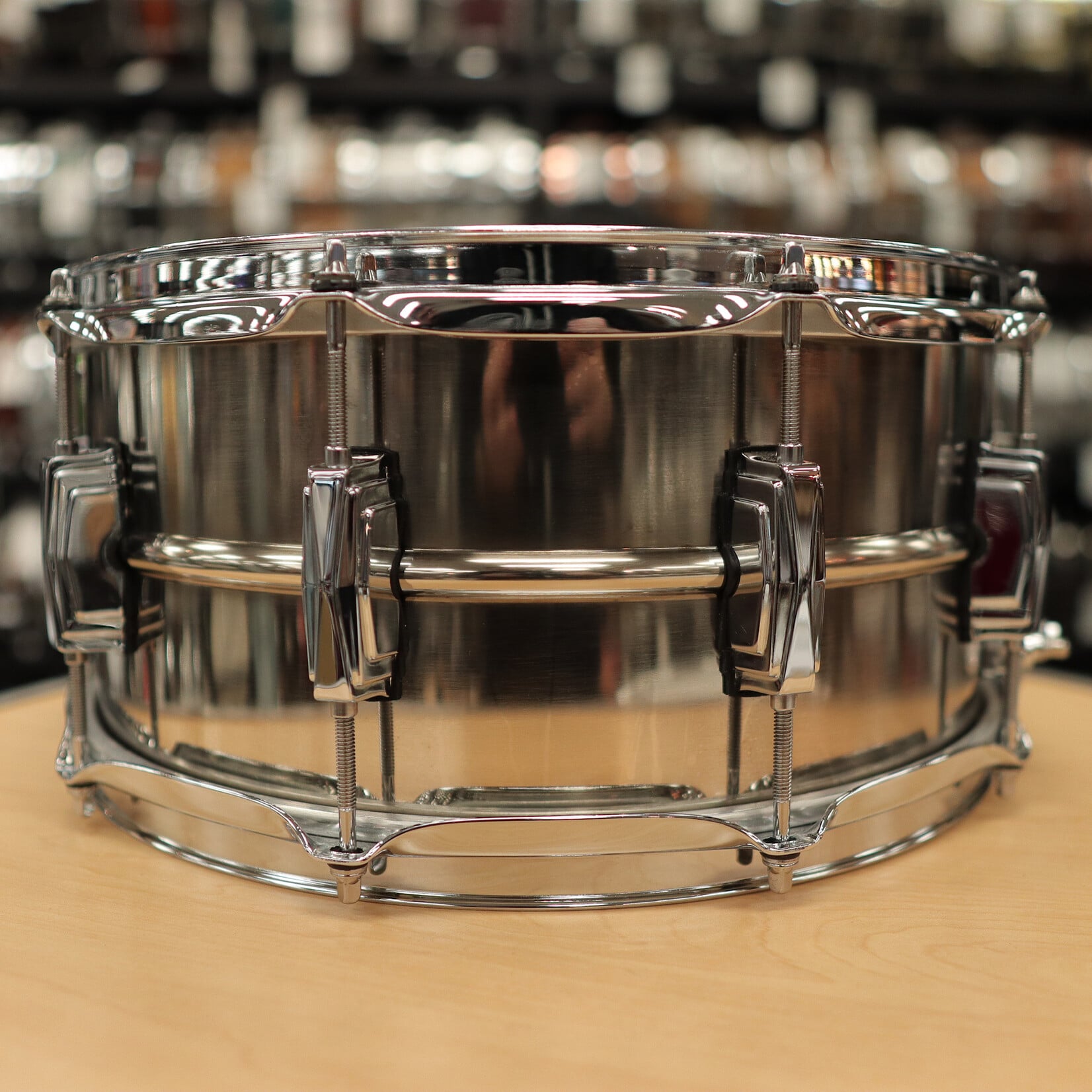 Ludwig Pre-Owned Ludwig Limited Edition 6.5x14" Pewter Copperphonic Snare Drum LC665