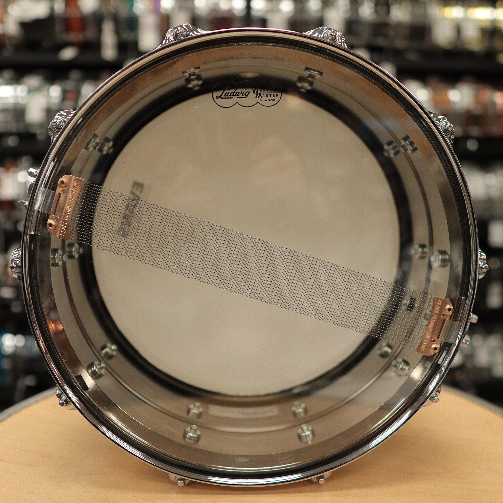 Ludwig Pre-Owned Ludwig Limited Edition 6.5x14" Pewter Copperphonic Snare Drum LC665