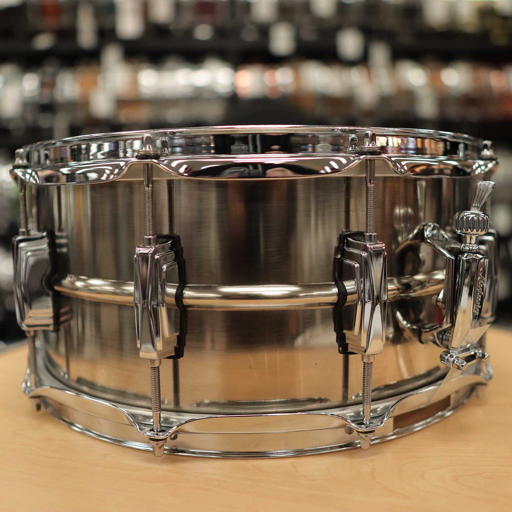 Ludwig Pre-Owned Ludwig Limited Edition 6.5x14" Pewter Copperphonic Snare Drum LC665