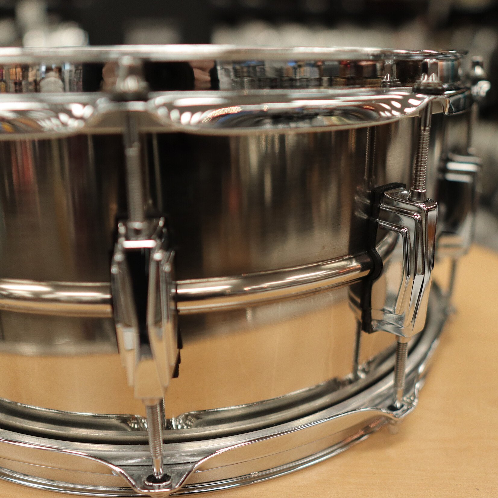Ludwig Pre-Owned Ludwig Limited Edition 6.5x14" Pewter Copperphonic Snare Drum LC665