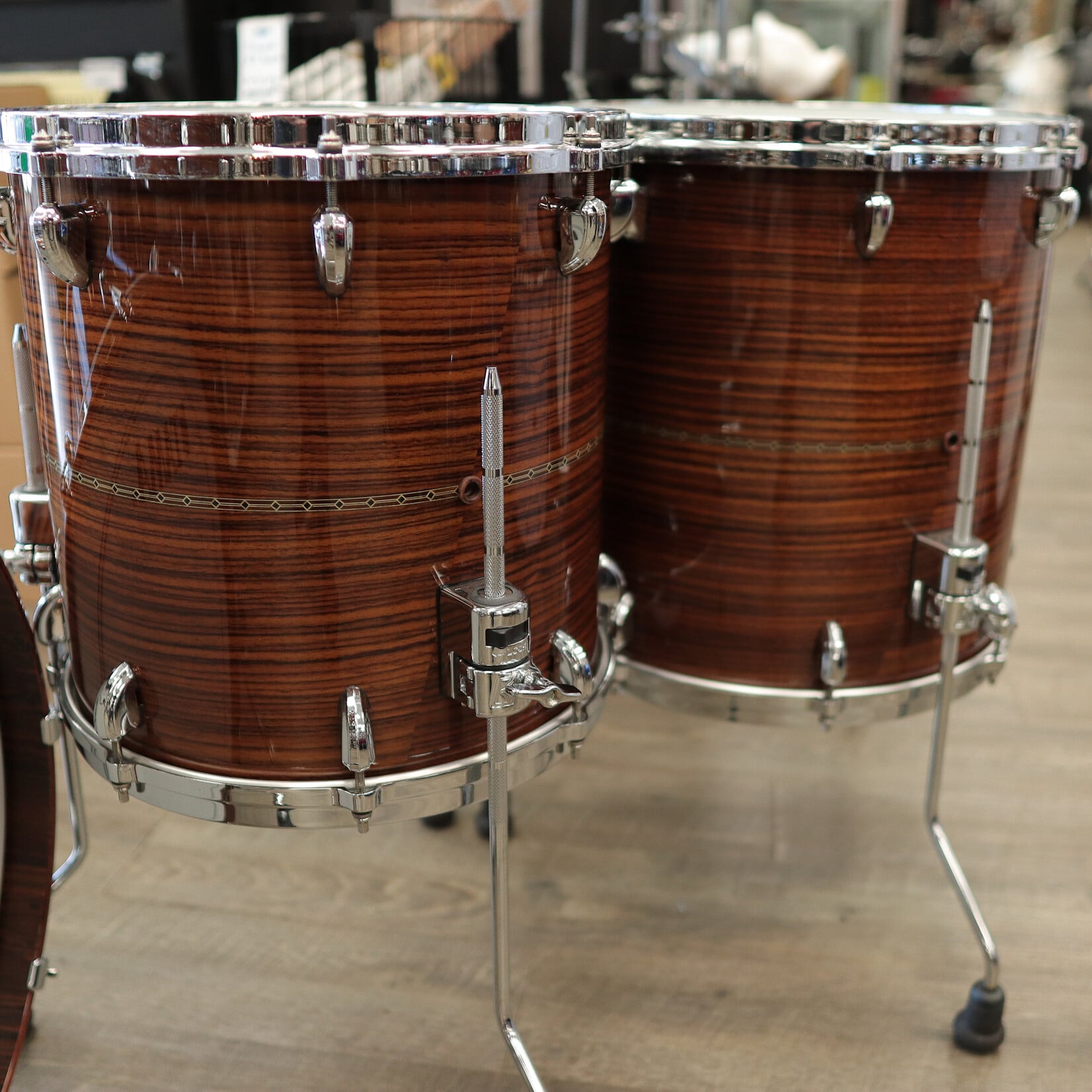 Tama Like New Tama Star Bubinga 5-Pc Shell Pack 10/12/14/16/22 (Limited Edition Natural Rosewood)