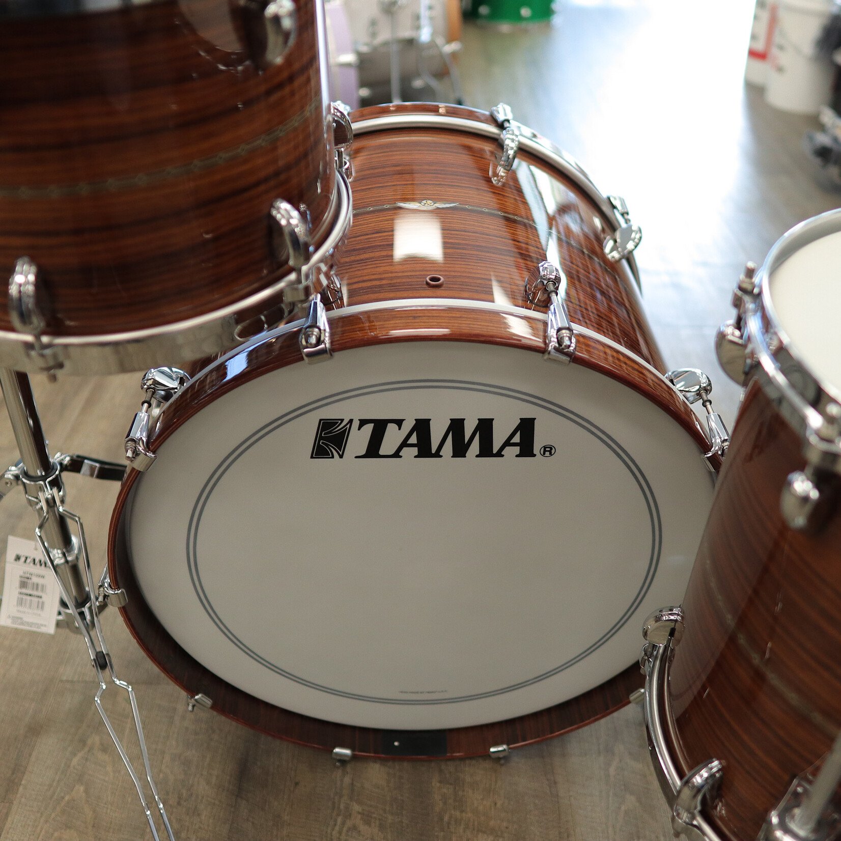 Tama Like New Tama Star Bubinga 5-Pc Shell Pack 10/12/14/16/22 (Limited Edition Natural Rosewood)