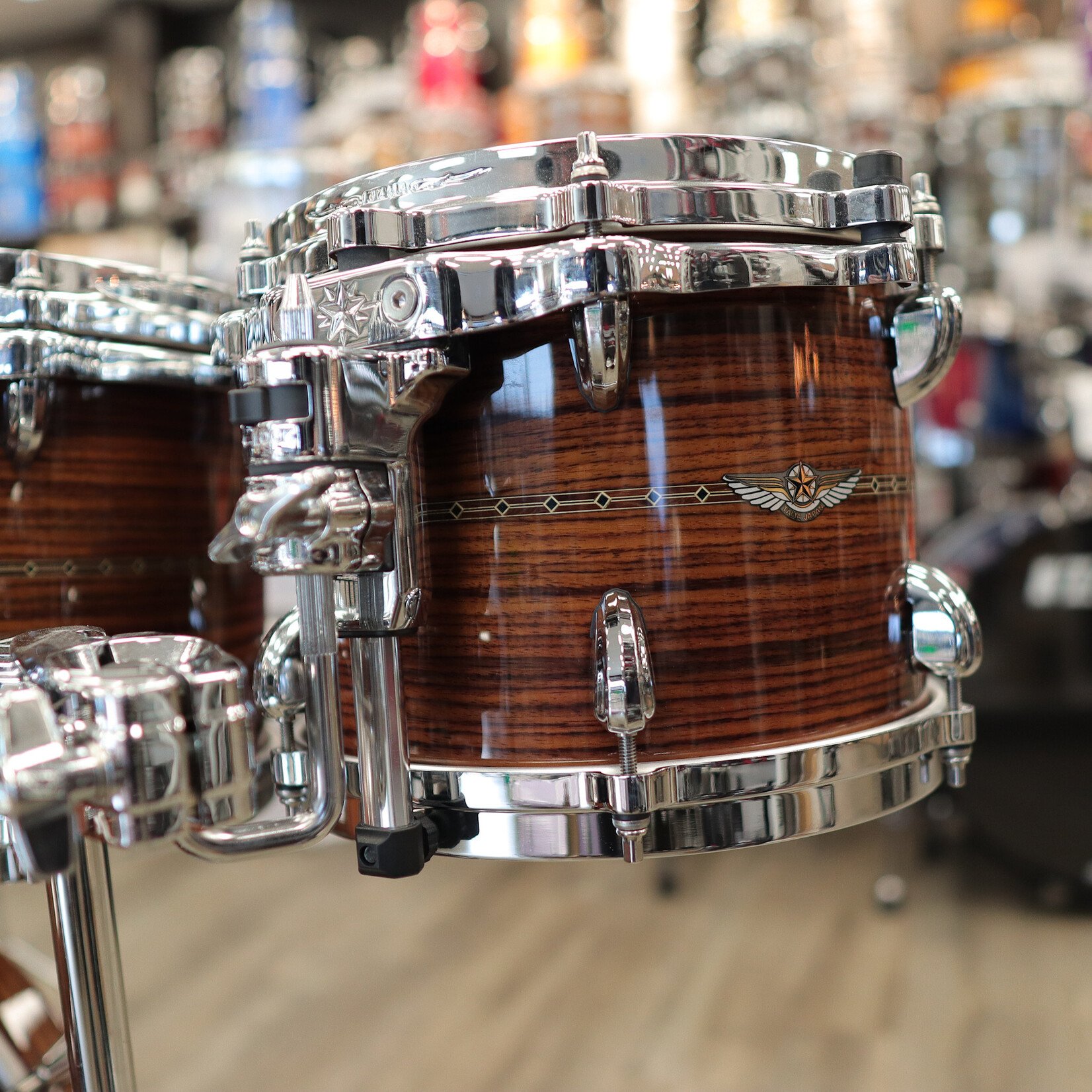 Tama Like New Tama Star Bubinga 5-Pc Shell Pack 10/12/14/16/22 (Limited Edition Natural Rosewood)