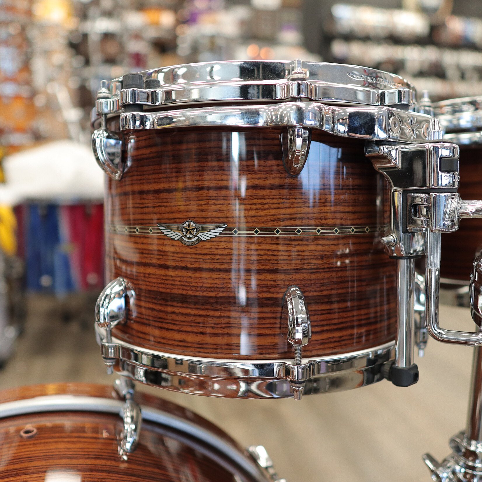 Tama Like New Tama Star Bubinga 5-Pc Shell Pack 10/12/14/16/22 (Limited Edition Natural Rosewood)