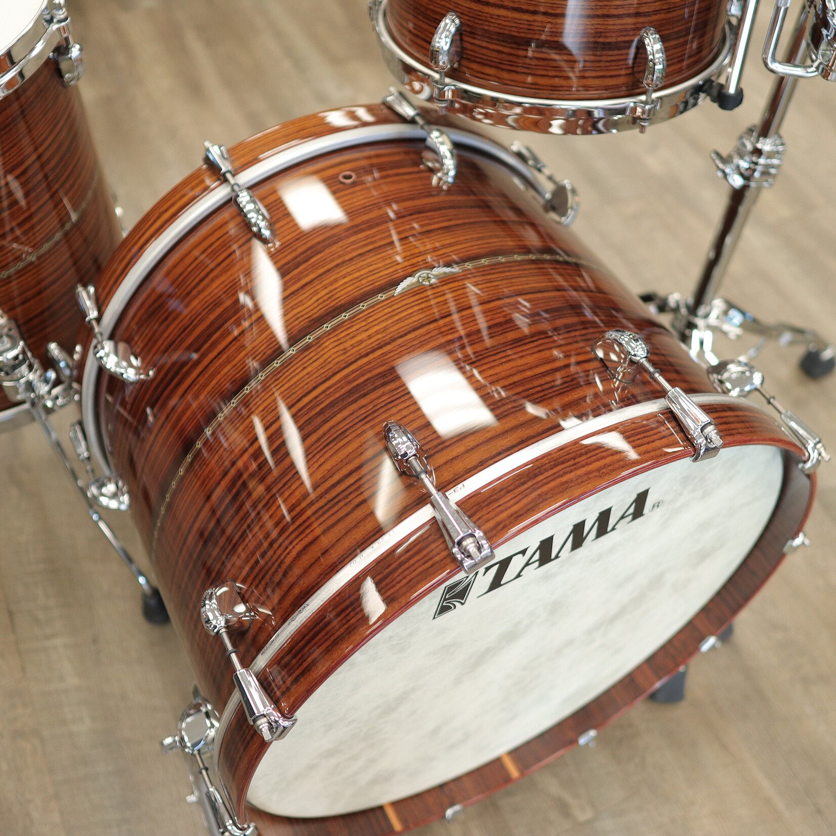 Tama Like New Tama Star Bubinga 5-Pc Shell Pack 10/12/14/16/22 (Limited Edition Natural Rosewood)