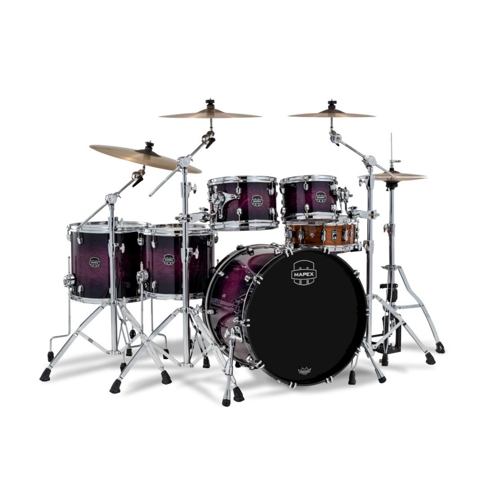 Mapex Mapex Saturn VI Studioease 5-Pc Shell Pack 10/12/14/16/22 (Royal Purple Burst)