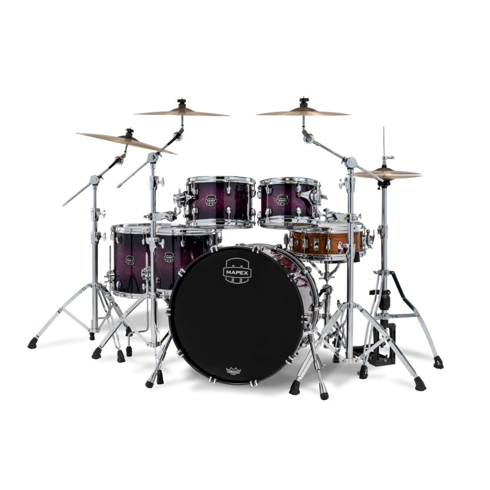 Mapex Mapex Saturn VI Studioease 5-Pc Shell Pack 10/12/14/16/22 (Royal Purple Burst)