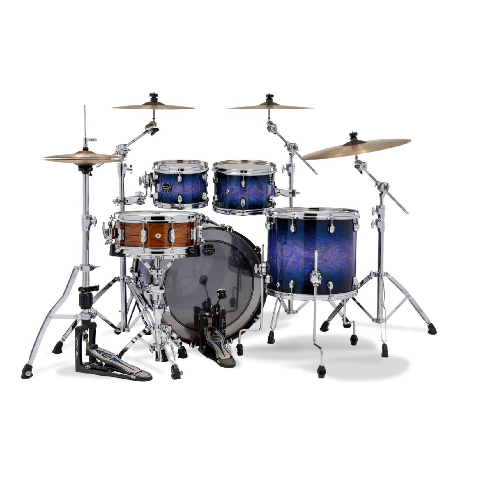 Mapex Mapex Saturn VI Rock 4-Pc Shell Pack 10/12/16/22 (Cobalt Burst)