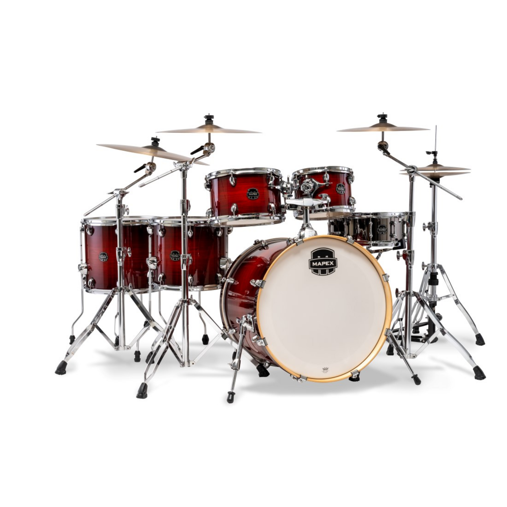 Mapex Mapex Armory 6-Pc Studioease Fast Shell Pack 10/12/14/16/22/14s (Red Onyx Burst) AR628SFUVNR