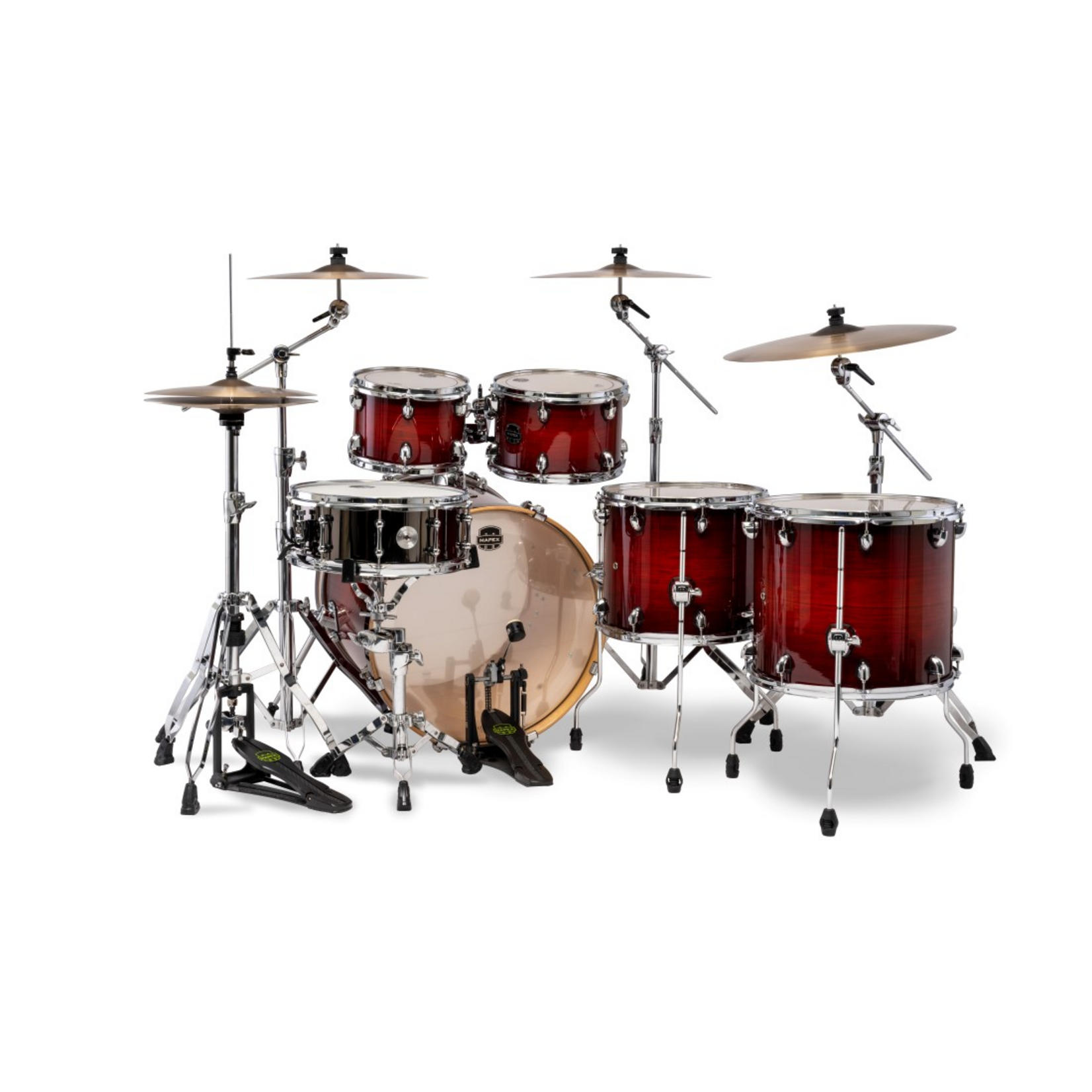 Mapex Mapex Armory 6-Pc Studioease Fast Shell Pack 10/12/14/16/22/14s (Red Onyx Burst) AR628SFUVNR