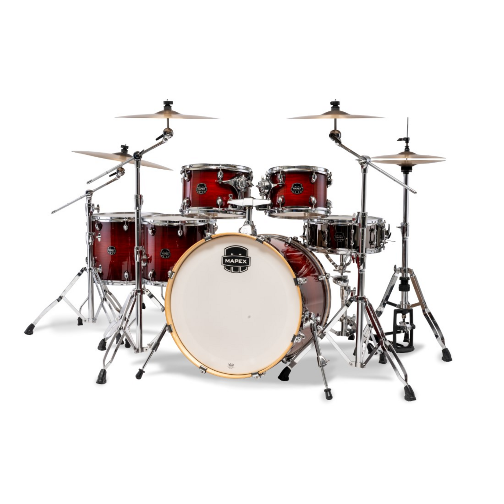 Mapex Mapex Armory 6-Pc Studioease Fast Shell Pack 10/12/14/16/22/14s (Red Onyx Burst) AR628SFUVNR