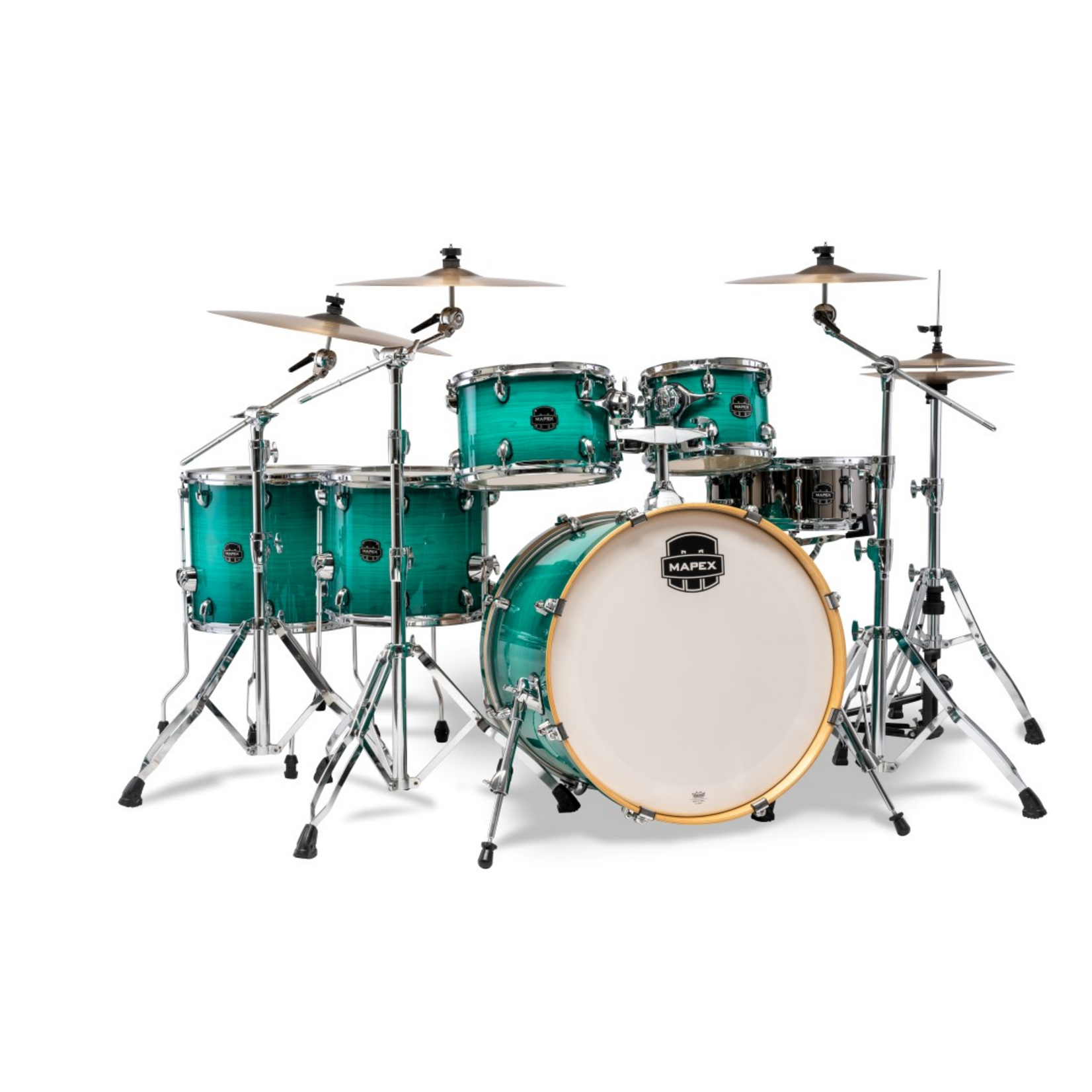 Mapex Mapex Armory 6-Pc Studioease Fast Shell Pack 10/12/14/16/22/14s (Jade Stone Burst) AR628SFUVJO