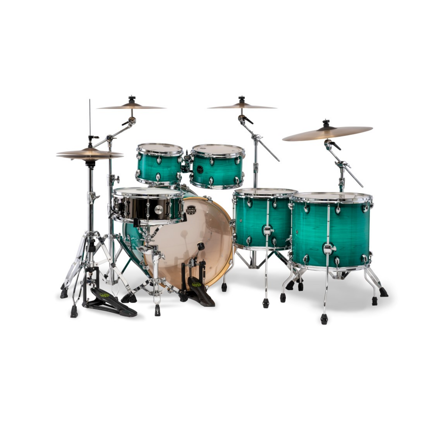 Mapex Mapex Armory 6-Pc Studioease Fast Shell Pack 10/12/14/16/22/14s (Jade Stone Burst) AR628SFUVJO