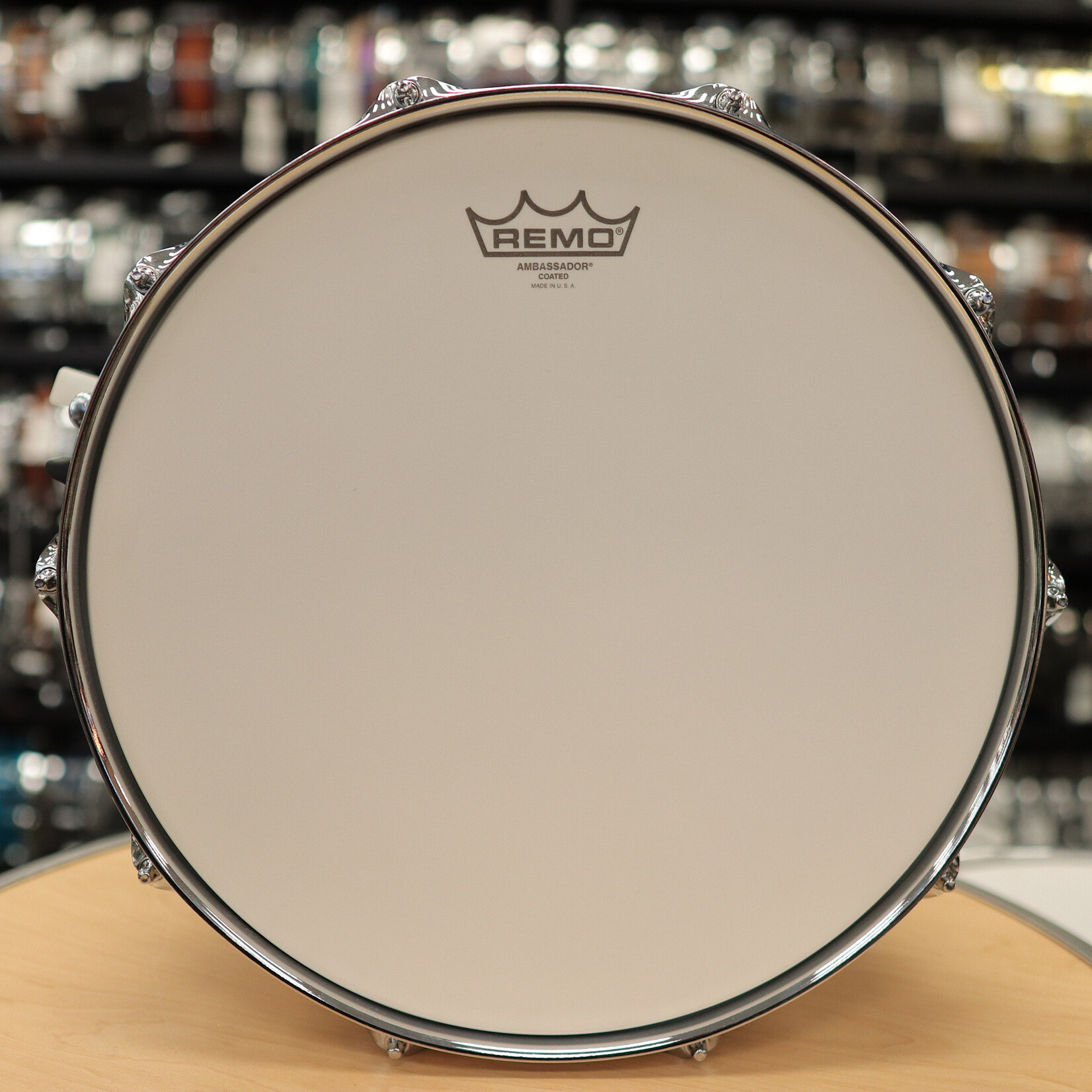 Pork Pie Pork Pie 6.5x14" Mahogany/ Gum/ Mahogany Snare Drum (Everything Sparkle)