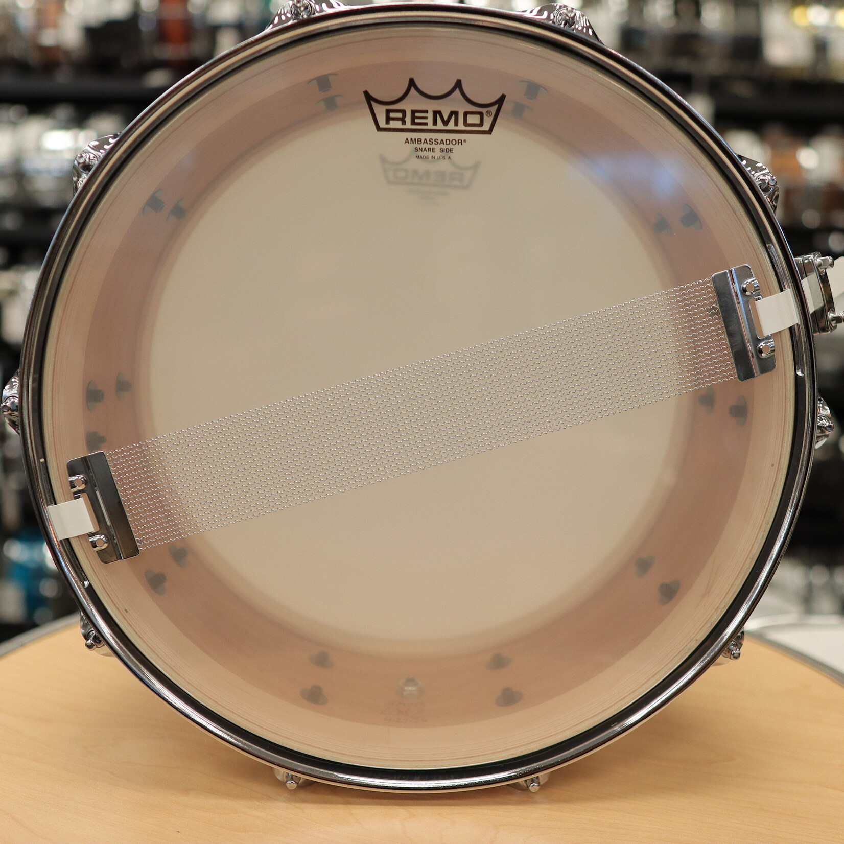 Pork Pie Pork Pie 6.5x14" Mahogany/ Gum/ Mahogany Snare Drum (Everything Sparkle)