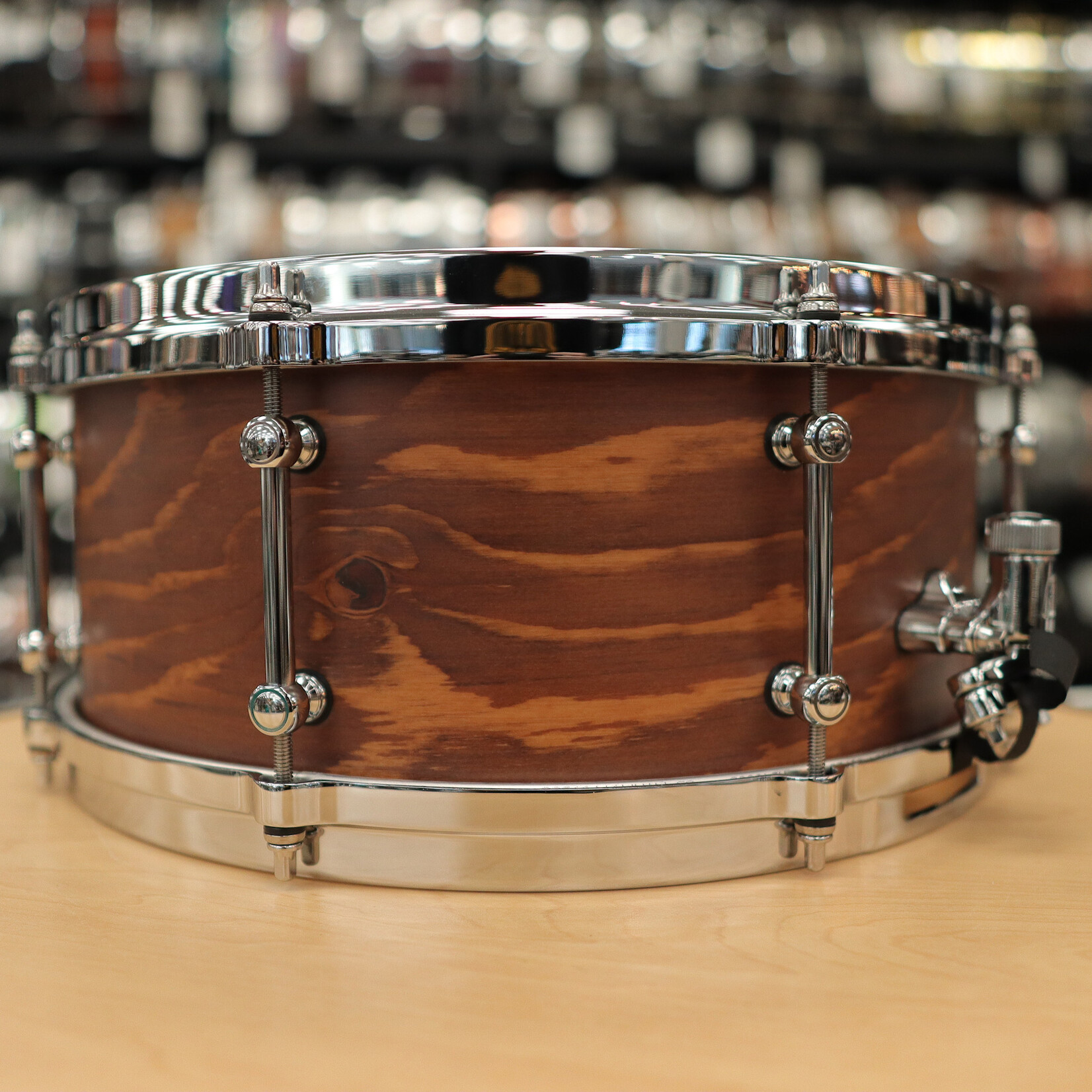 Tama Pre-Owned Tama S.L.P. Fat Spruce 6x14" Snare Drum (Wild Satin Spruce) LSP146-WSS