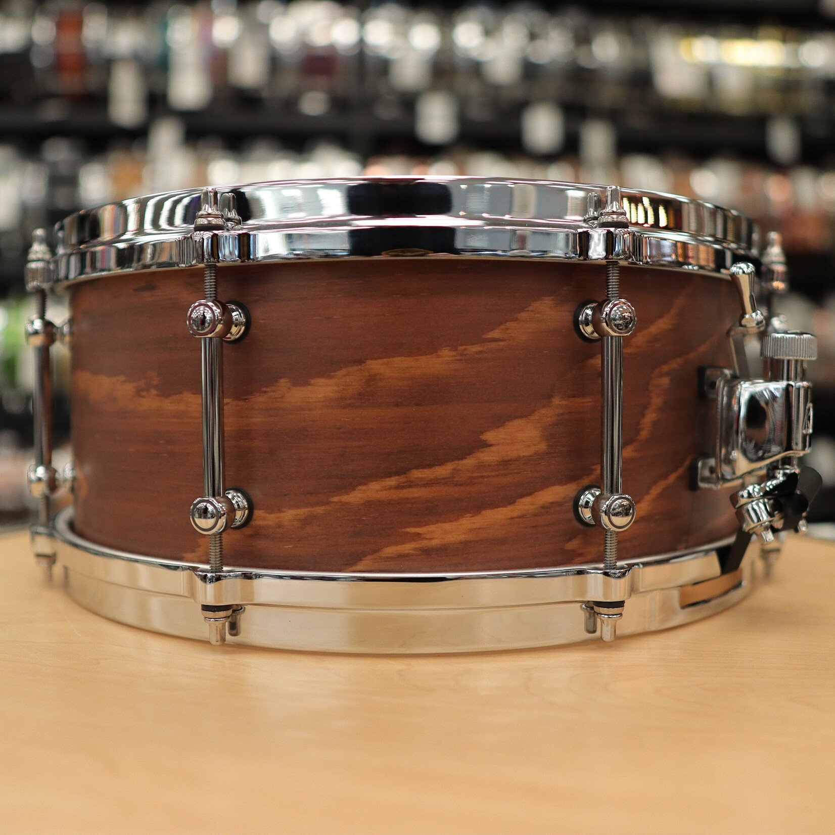 Tama Pre-Owned Tama S.L.P. Fat Spruce 6x14" Snare Drum (Wild Satin Spruce) LSP146-WSS