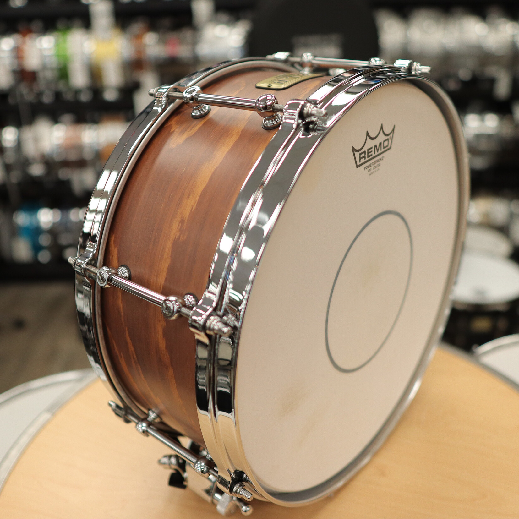 Tama Pre-Owned Tama S.L.P. Fat Spruce 6x14" Snare Drum (Wild Satin Spruce) LSP146-WSS