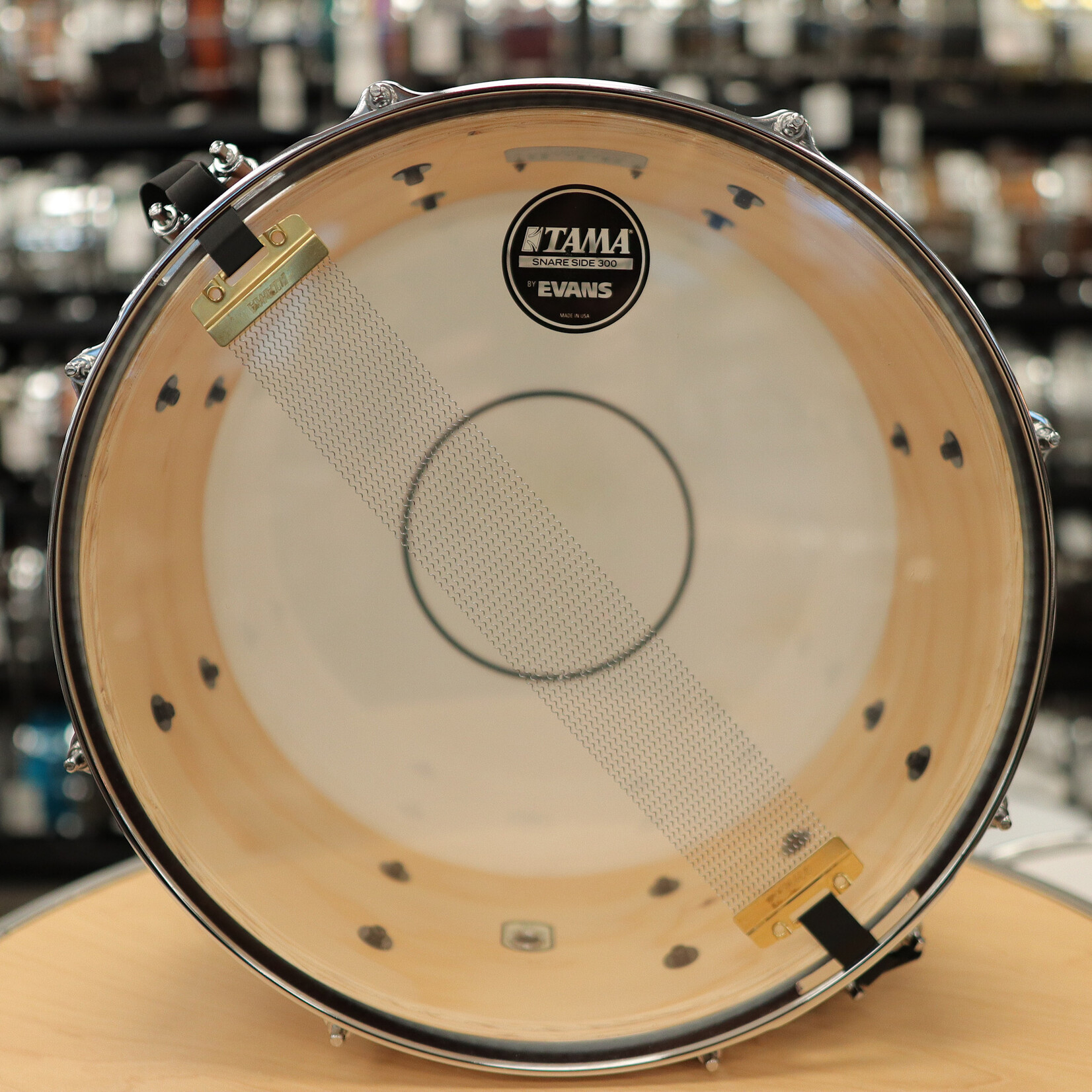 Tama Pre-Owned Tama S.L.P. Fat Spruce 6x14" Snare Drum (Wild Satin Spruce) LSP146-WSS
