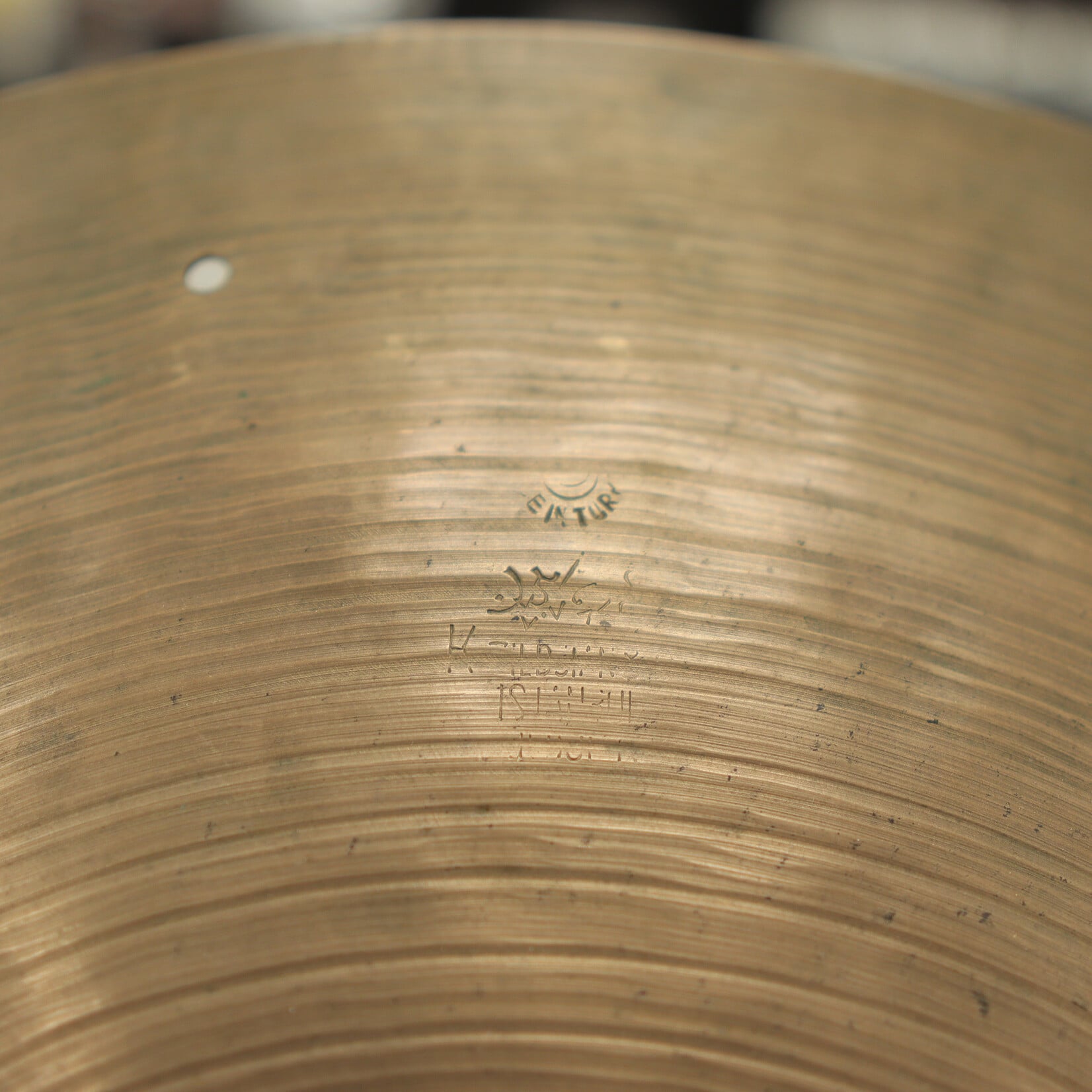 K. Zildjian (Istanbul) Vintage '59-'66 Zildjian 18" K. Istanbul Intermediate Stamp Ride Cymbal (1698g)