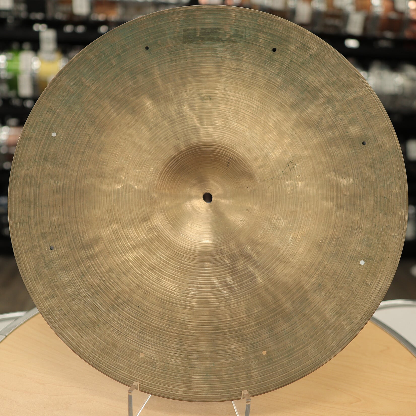 K. Zildjian (Istanbul) Vintage '59-'66 Zildjian 18" K. Istanbul Intermediate Stamp Ride Cymbal (1698g)