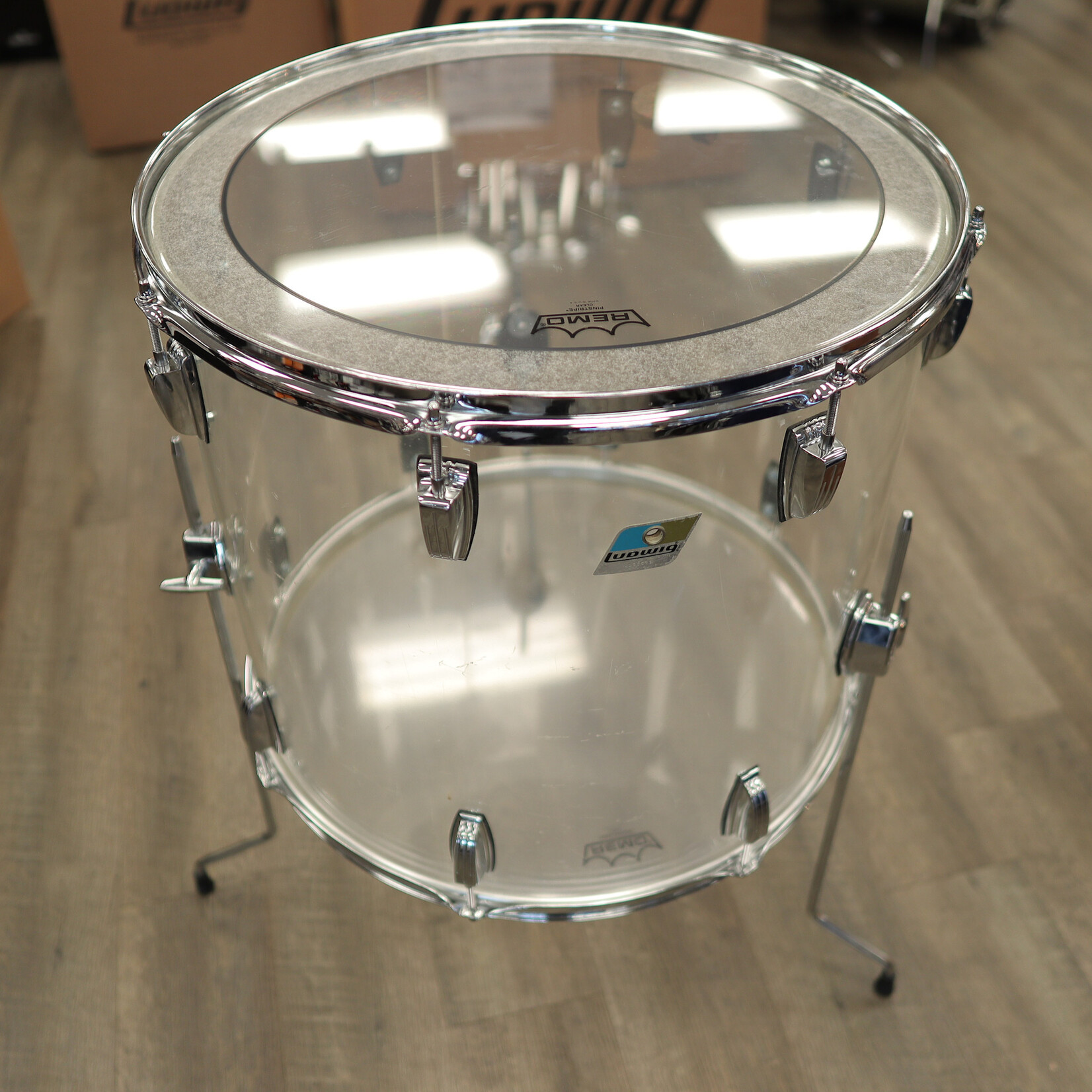 Ludwig 1970s Ludwig Vistalite 20" Floor Tom (Clear)