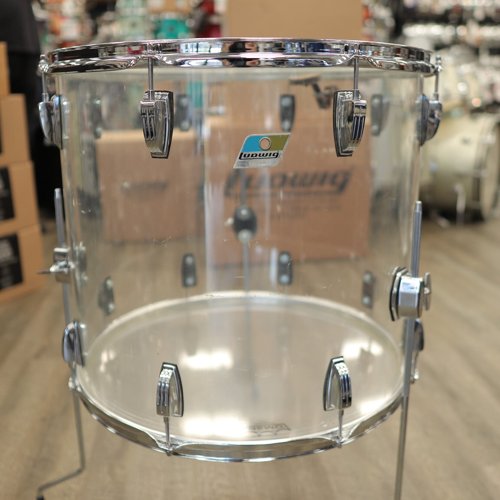 Ludwig 1970s Ludwig Vistalite 20" Floor Tom (Clear)