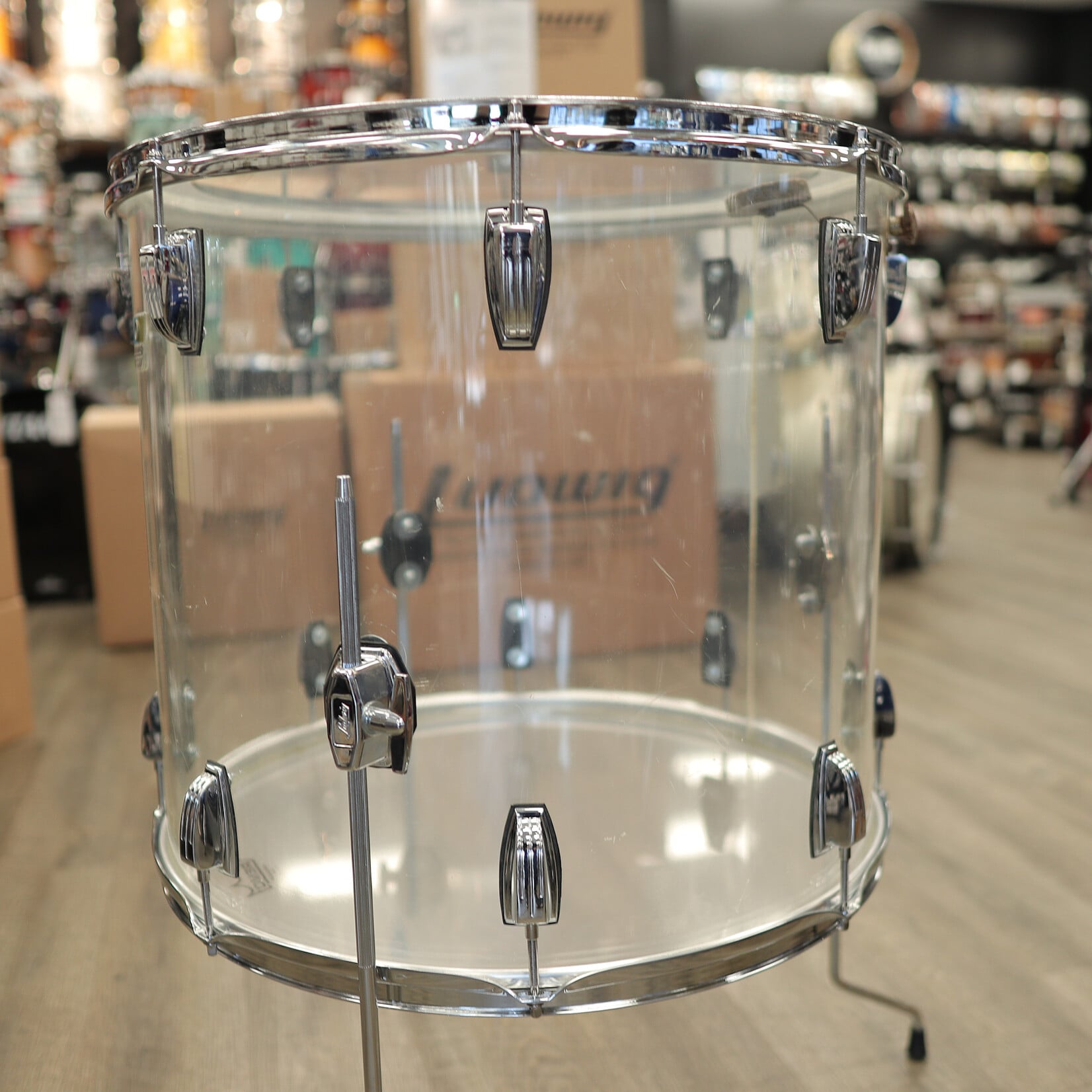 Ludwig 1970s Ludwig Vistalite 20" Floor Tom (Clear)