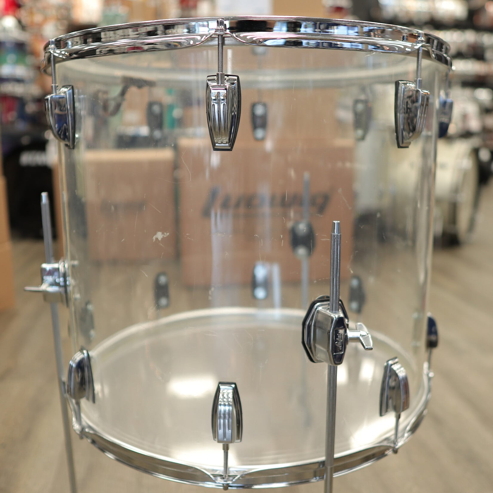 Ludwig 1970s Ludwig Vistalite 20" Floor Tom (Clear)