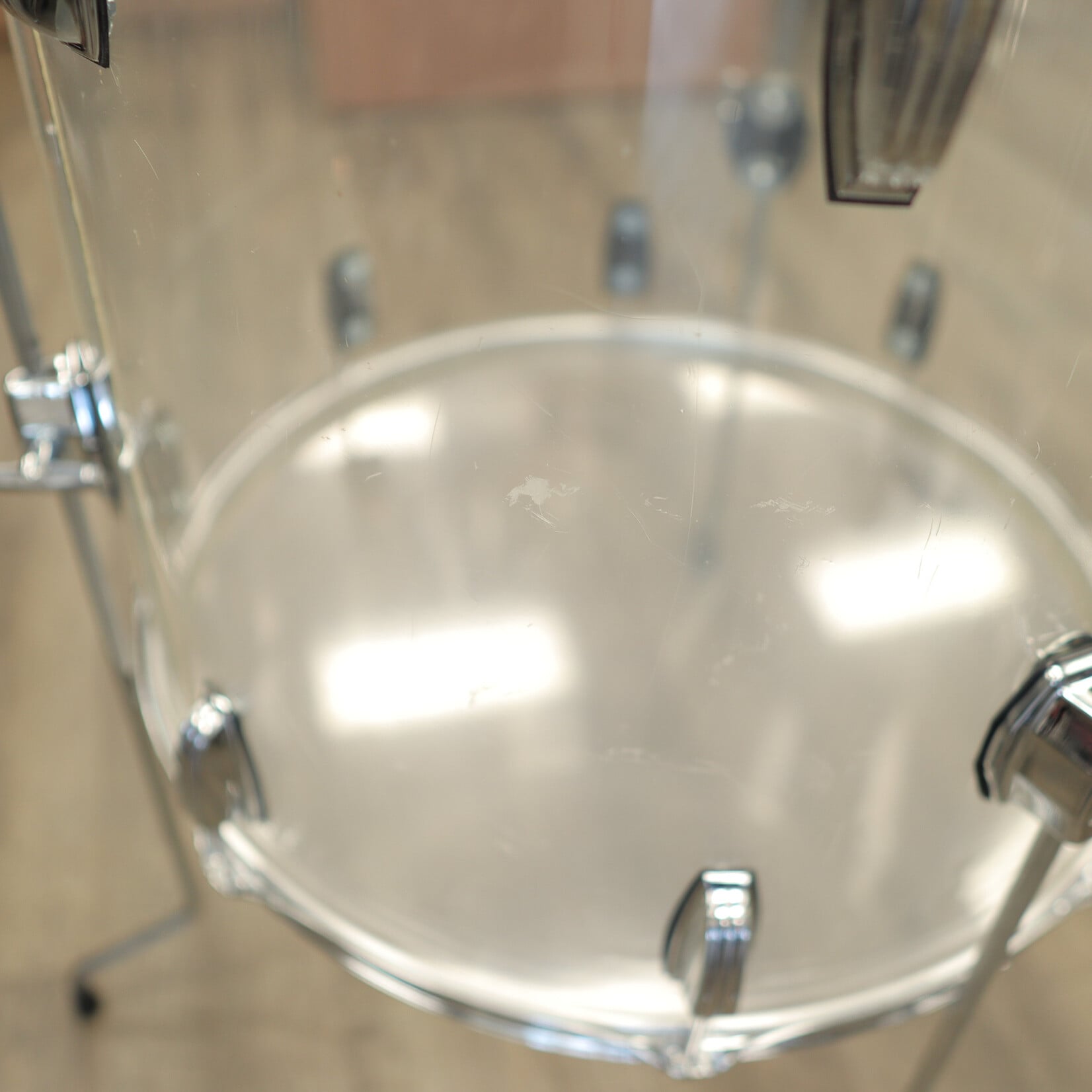 Ludwig 1970s Ludwig Vistalite 20" Floor Tom (Clear)