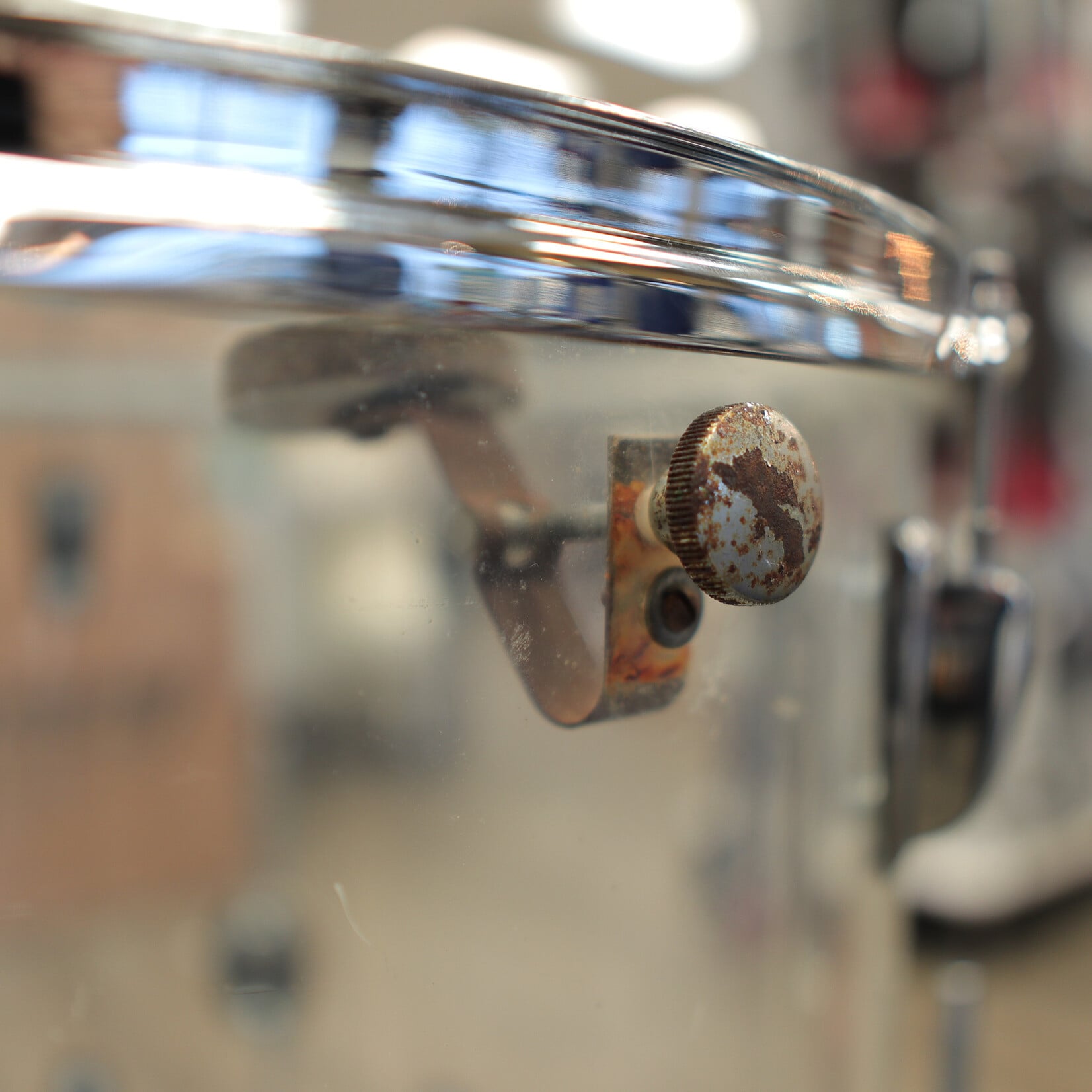 Ludwig 1970s Ludwig Vistalite 20" Floor Tom (Clear)