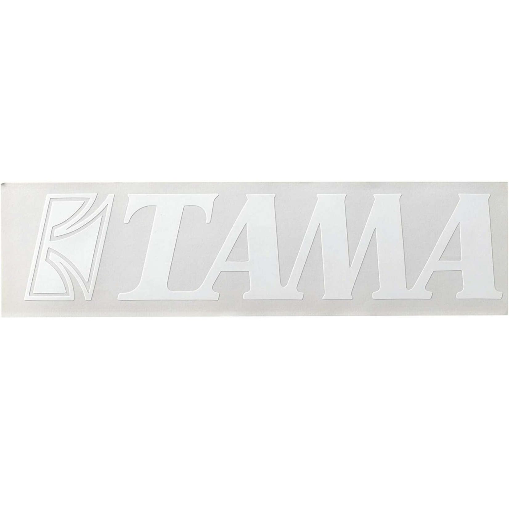 Tama Tama White Logo Sticker TLS100WH