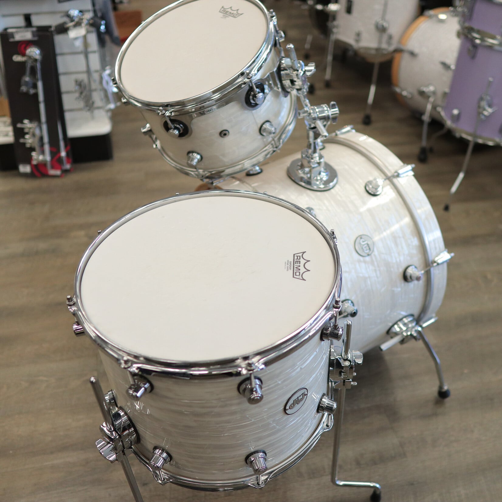 DW Pre-Owned DW Design Series Frequent Flyer 3-pc Shell Pack (20/12/14) White Onyx