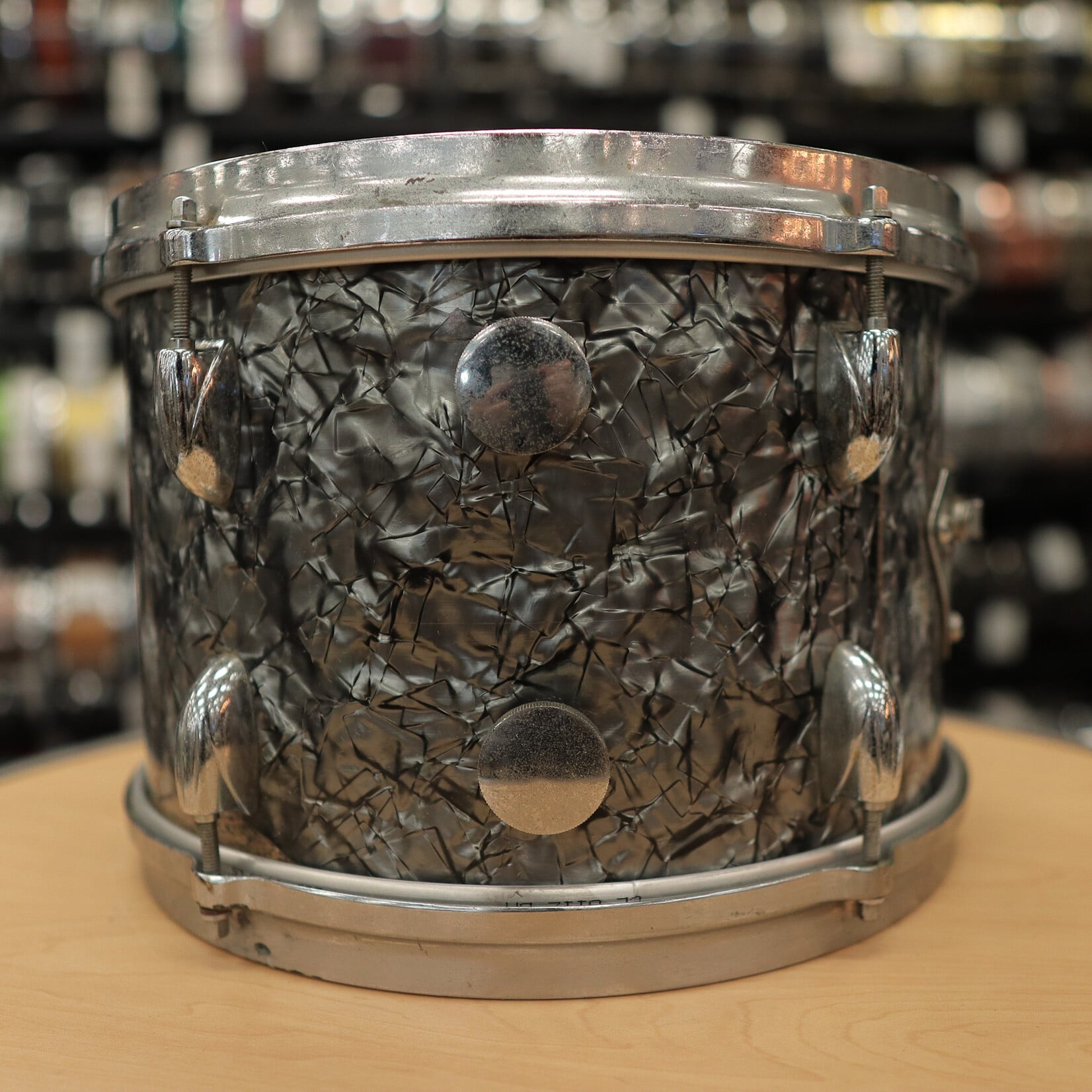 Gretsch 60s Gretsch 8x12" Round Badge Tom (Black Diamond Pearl)