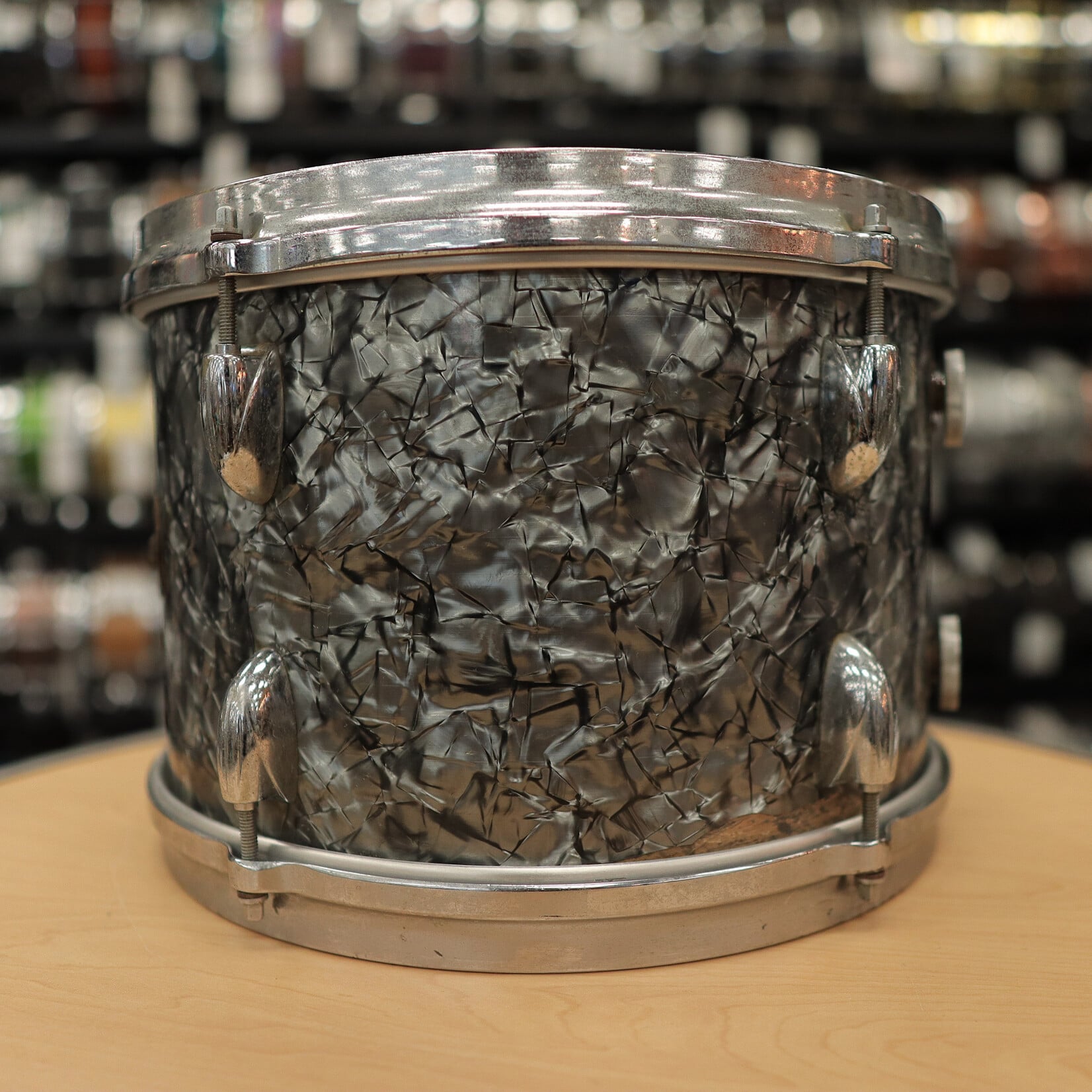 Gretsch 60s Gretsch 8x12" Round Badge Tom (Black Diamond Pearl)