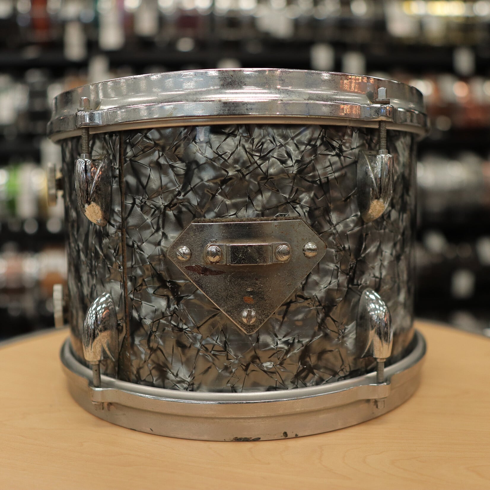 Gretsch 60s Gretsch 8x12" Round Badge Tom (Black Diamond Pearl)