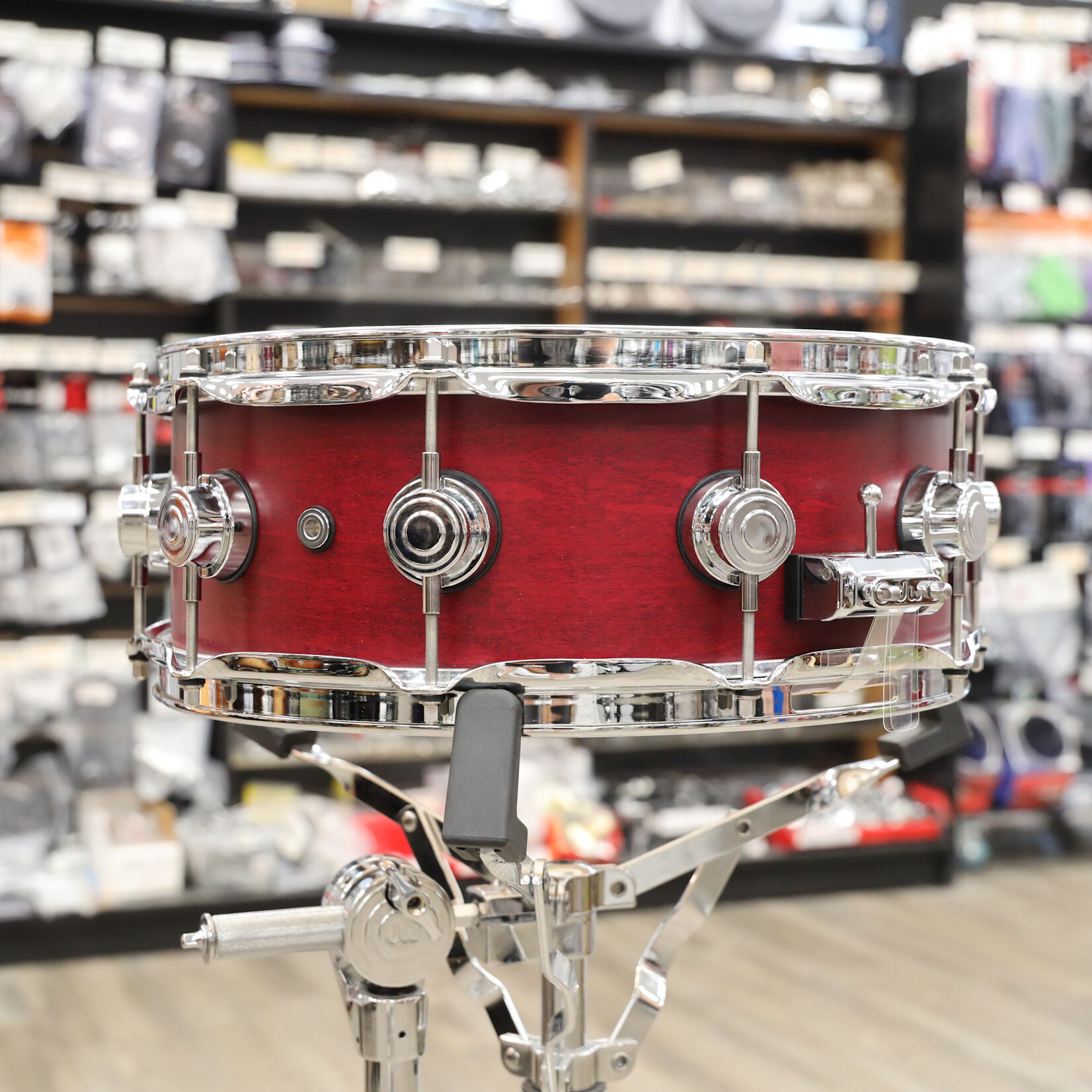 DW DW Jazz Series 5x14" Maple/Gum Snare Drum (Satin Oil with Chrome Hardware)