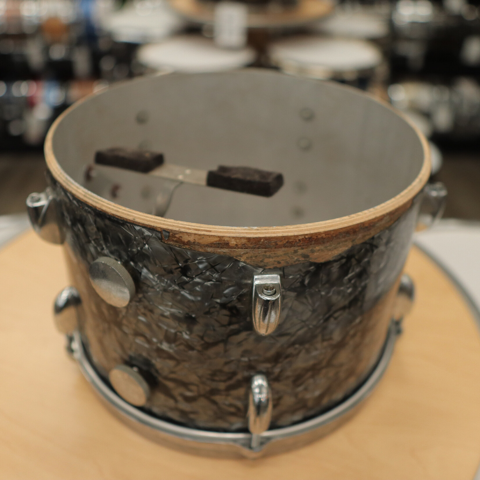 Gretsch 60s Gretsch 8x12" Round Badge Tom (Black Diamond Pearl)